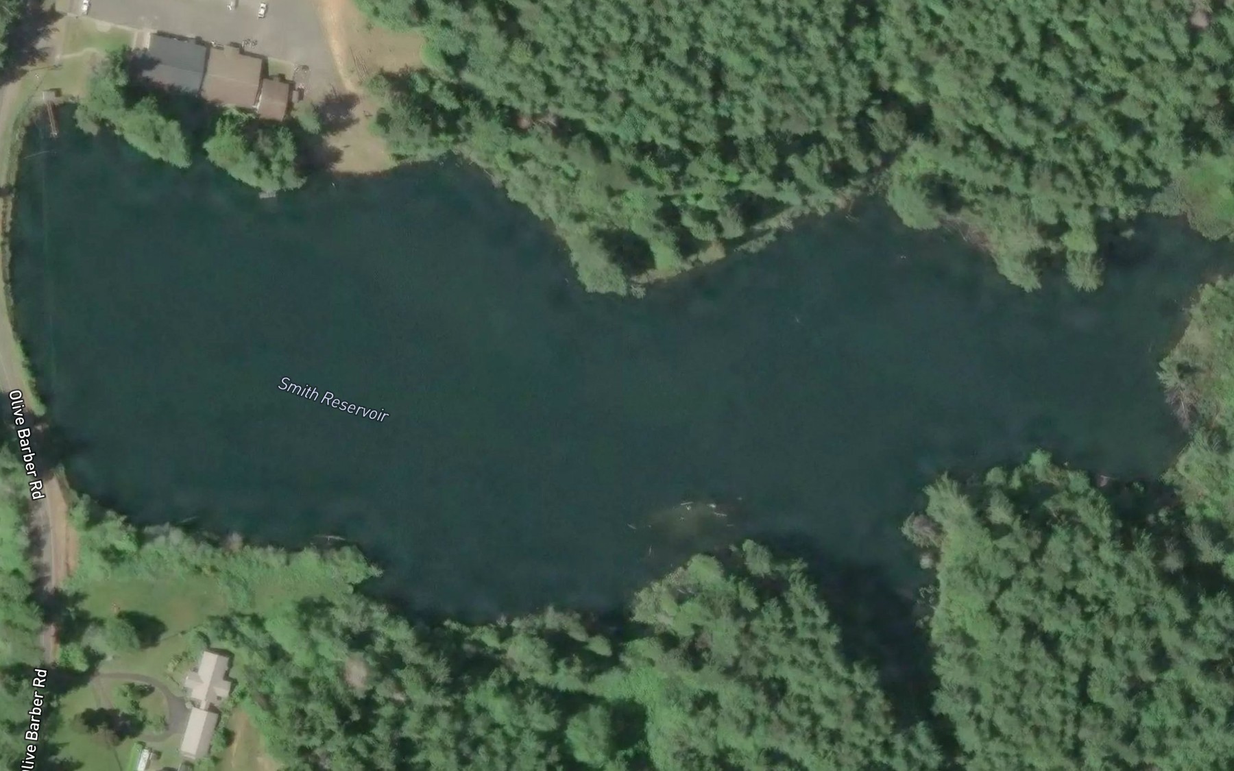 Satellite map of the C A Smith L and M Company Storage Reservoir