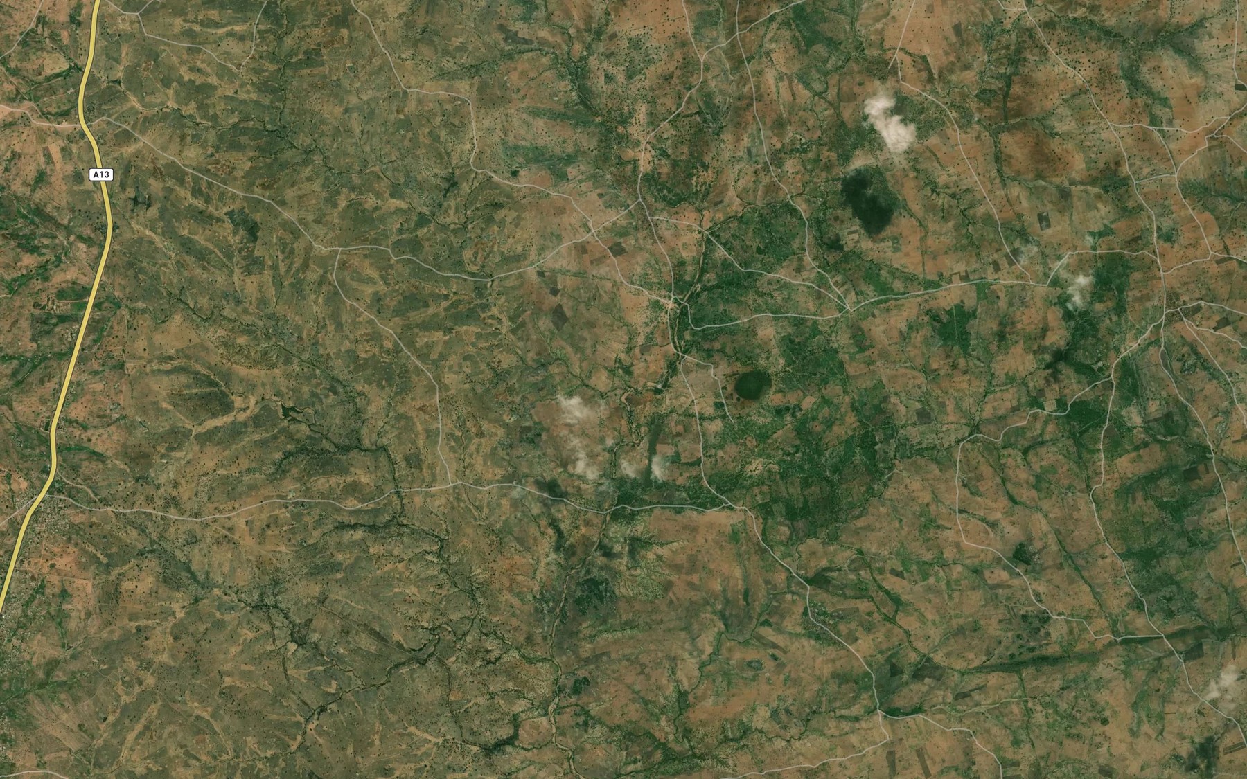 Satellite map of the Mayel Shirwun