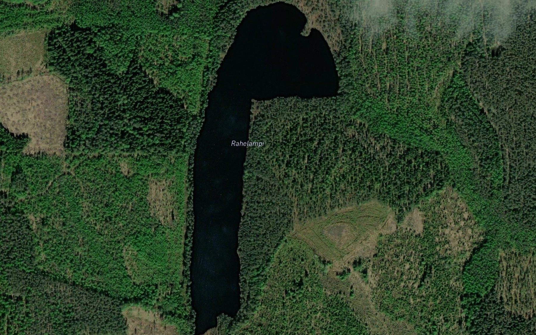 Satellite map of the Rahelampi
