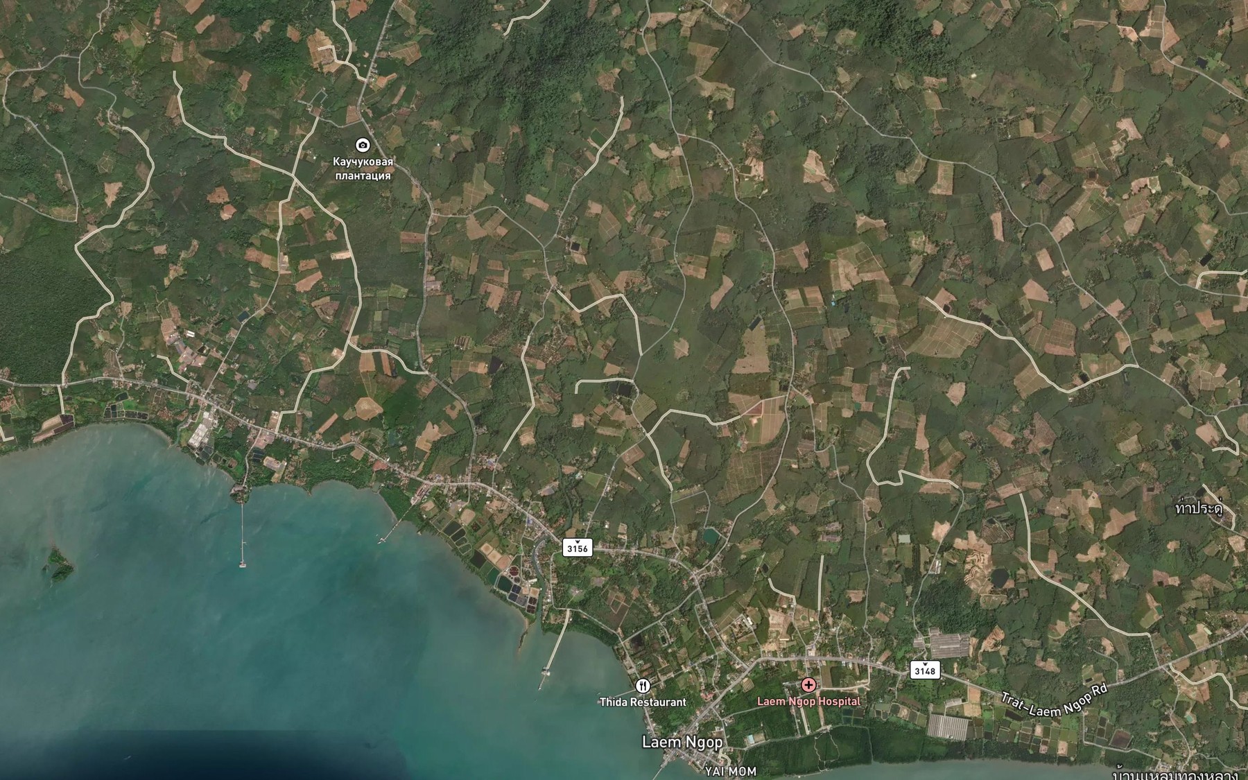 Satellite map of the Nong Tian