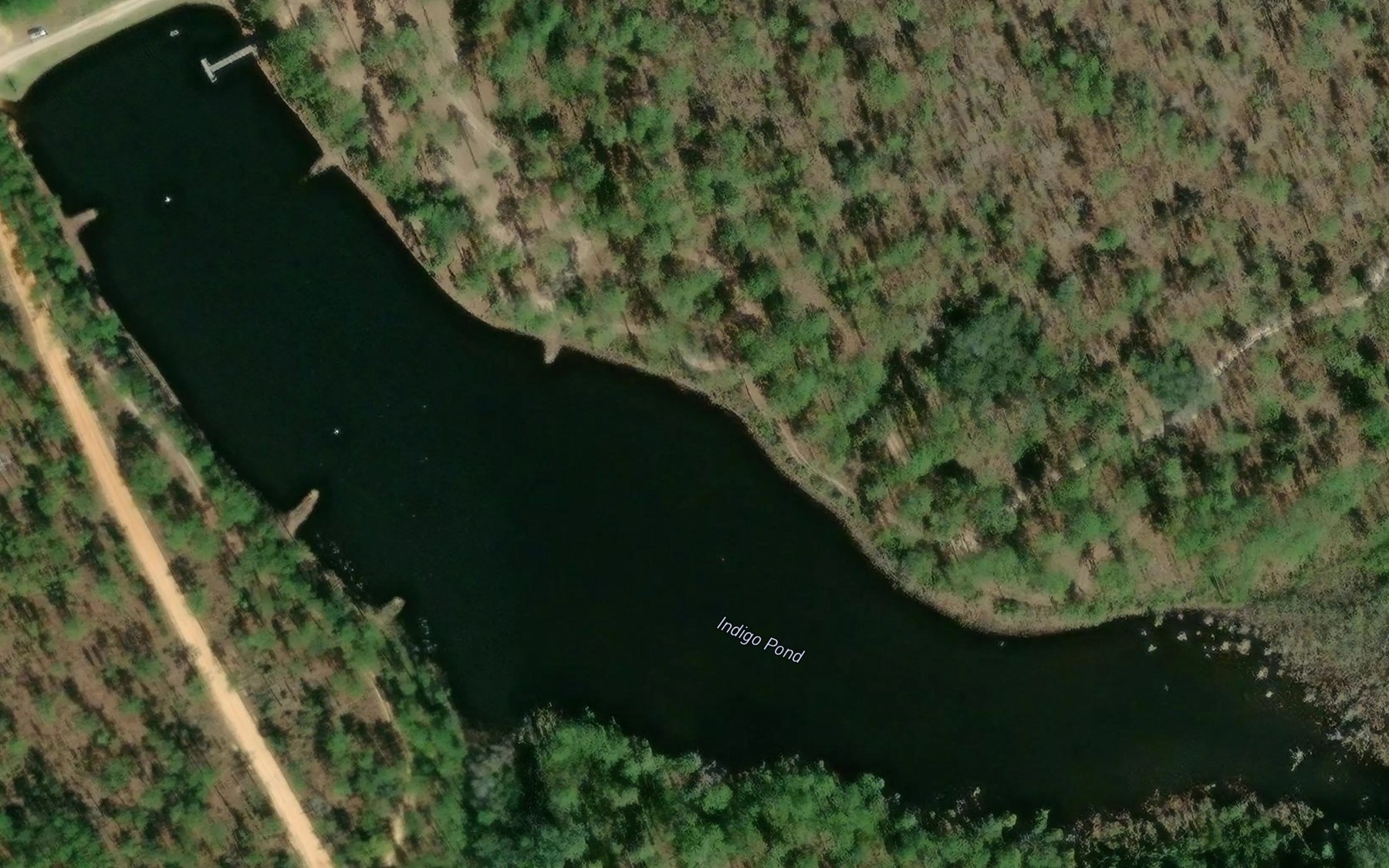 Satellite map of the Indigo Pond