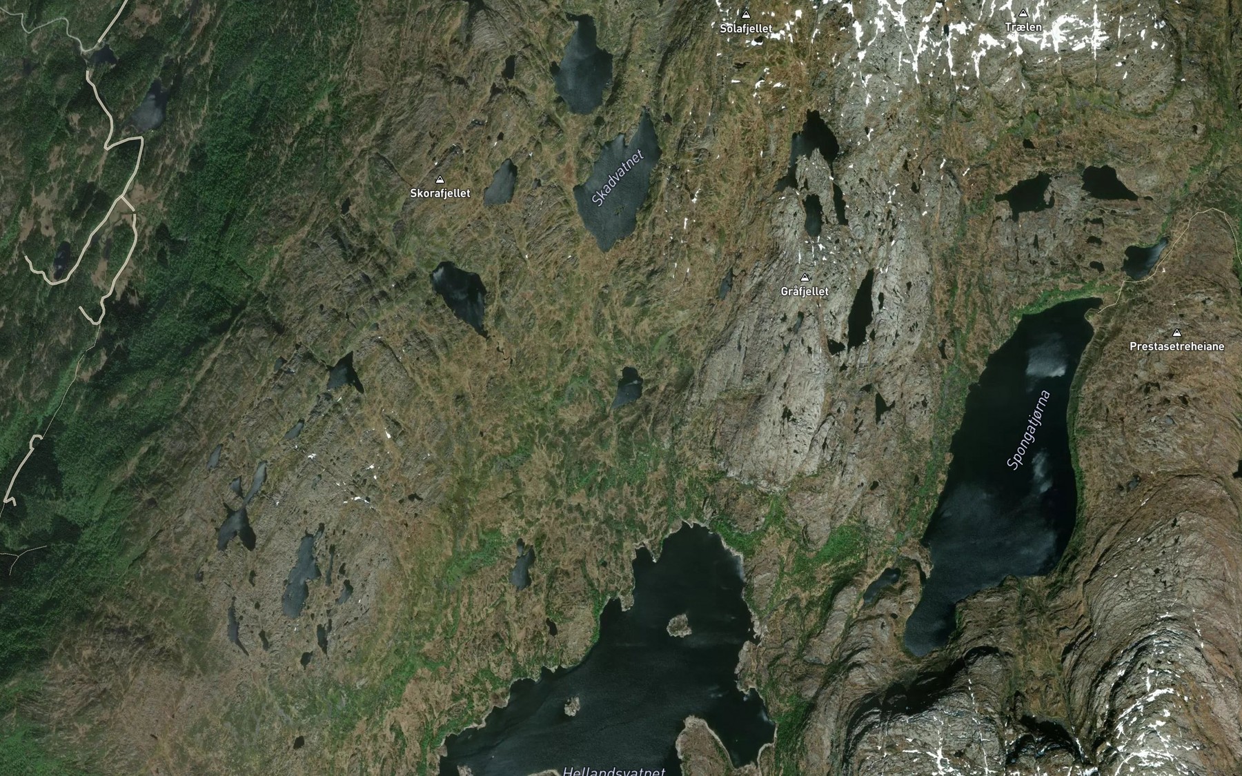Satellite map of the Instatjorna