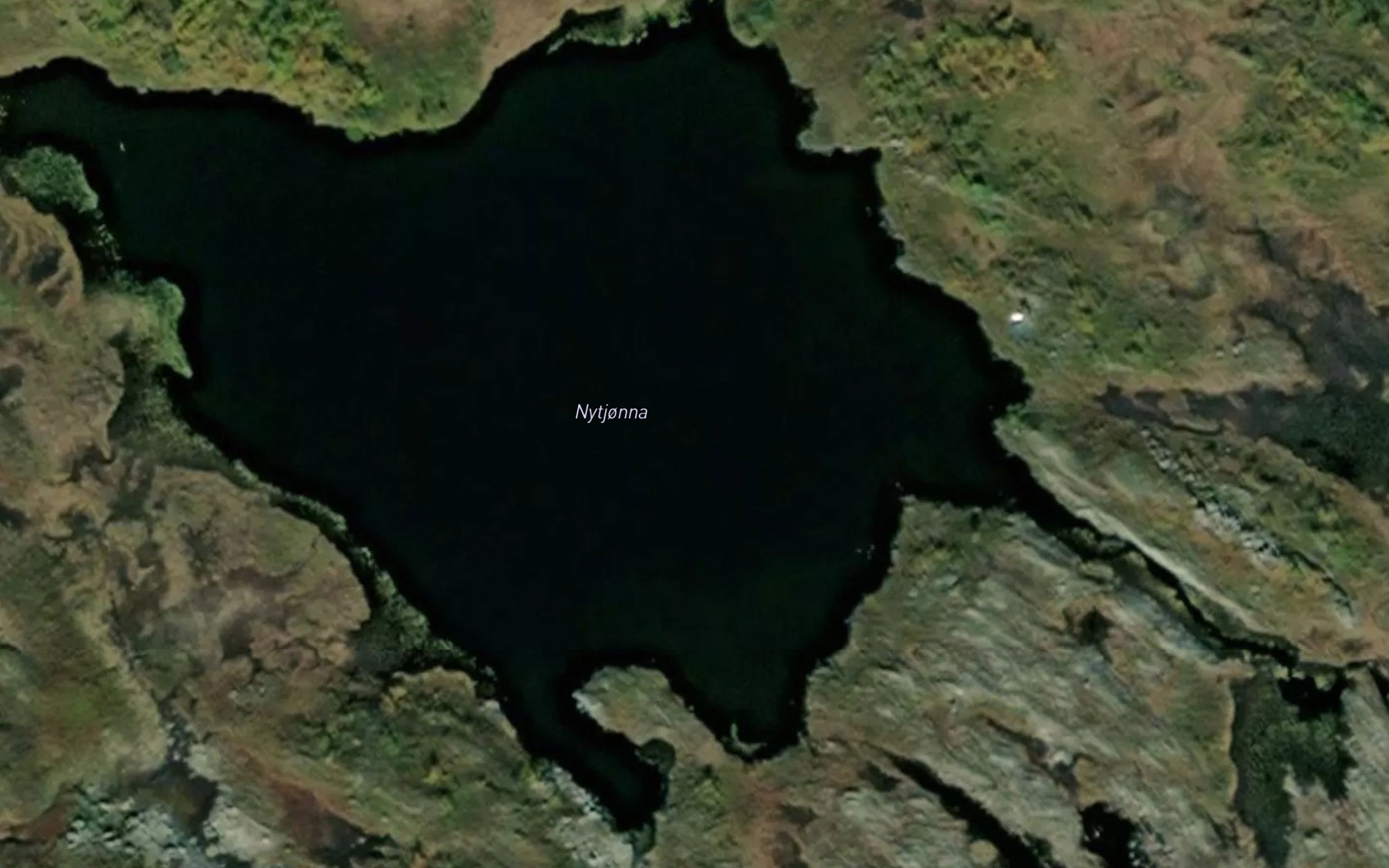 Satellite map of the Nytjorna