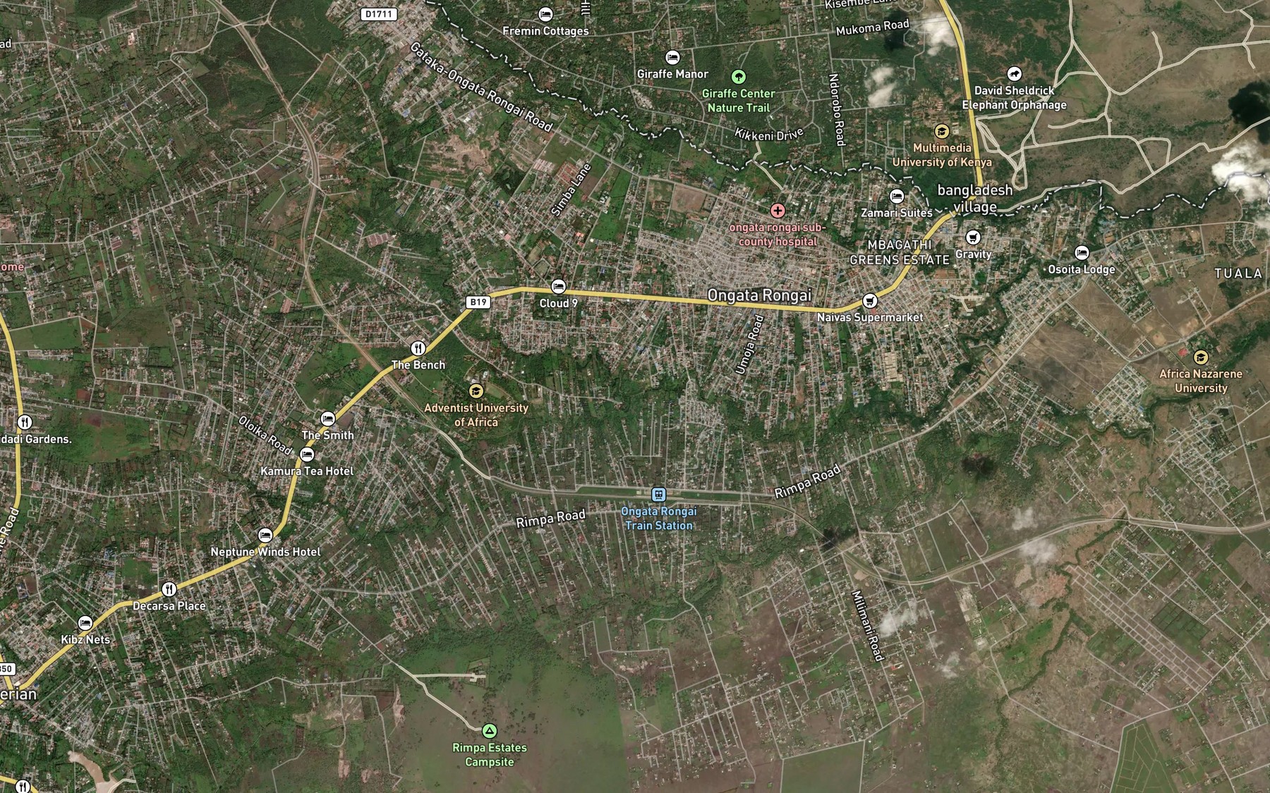 Satellite map of the Nol Chora