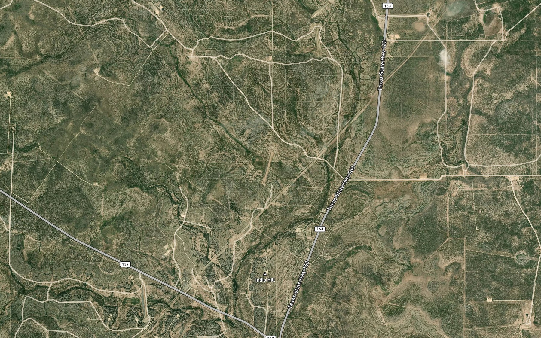 Satellite map of the Soil Conservation Service Site 5 Reservoir