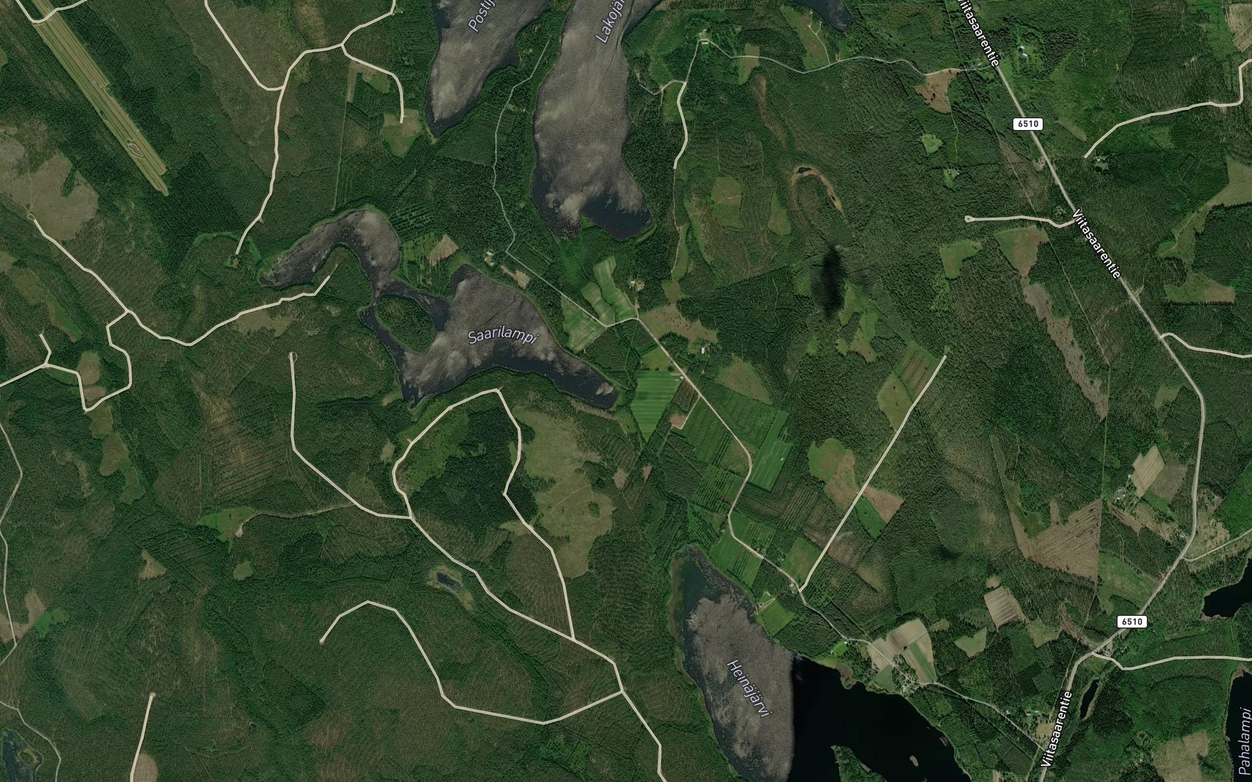 Satellite map of the Heinajoki
