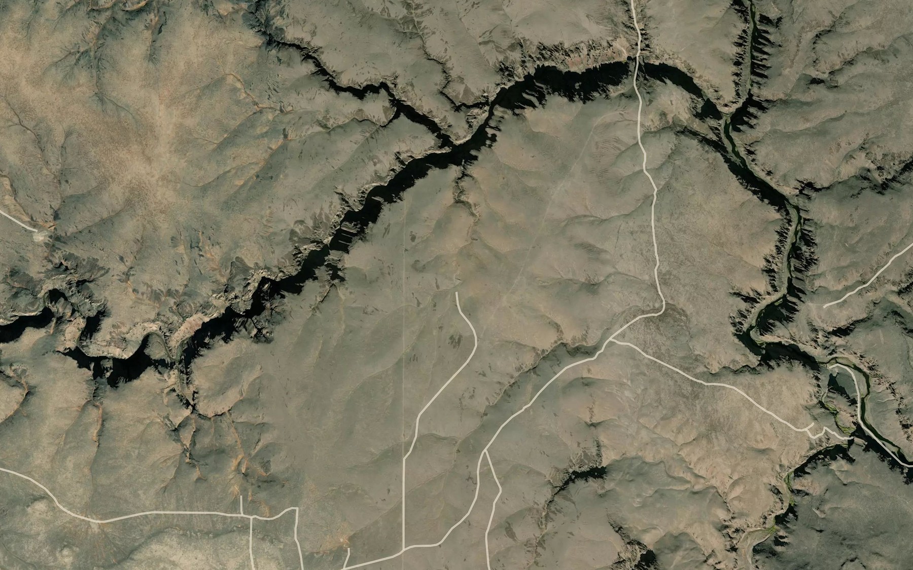 Satellite map of the Drummond Basin Reservoir