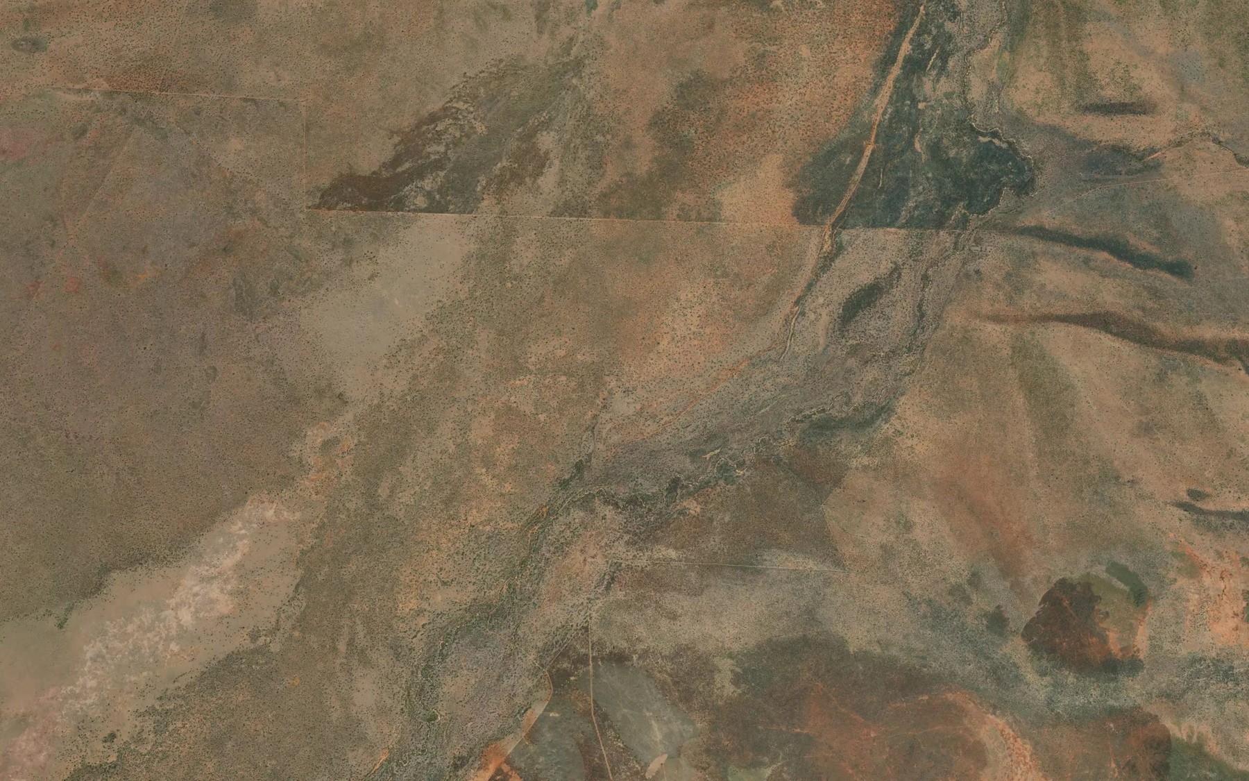 Satellite map of the Boyd Creek