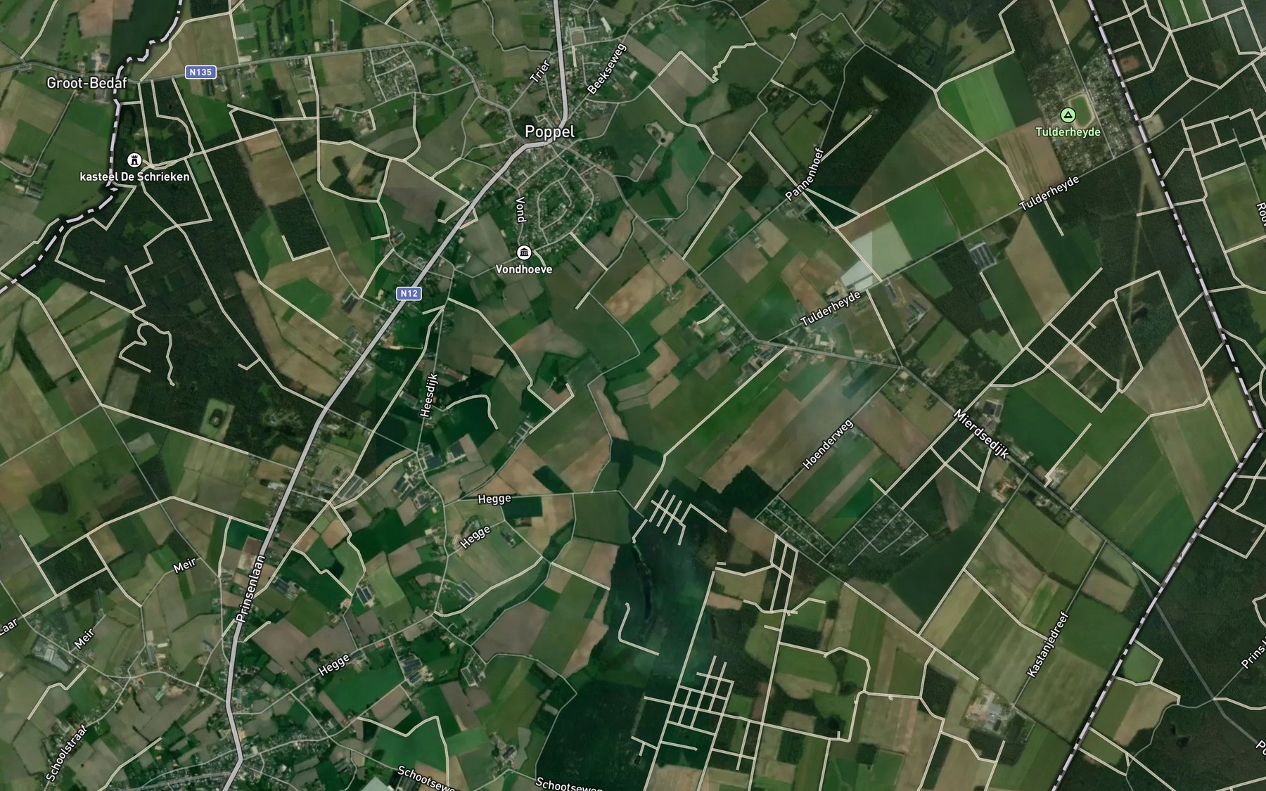 Satellite map of the Moleneindseloop