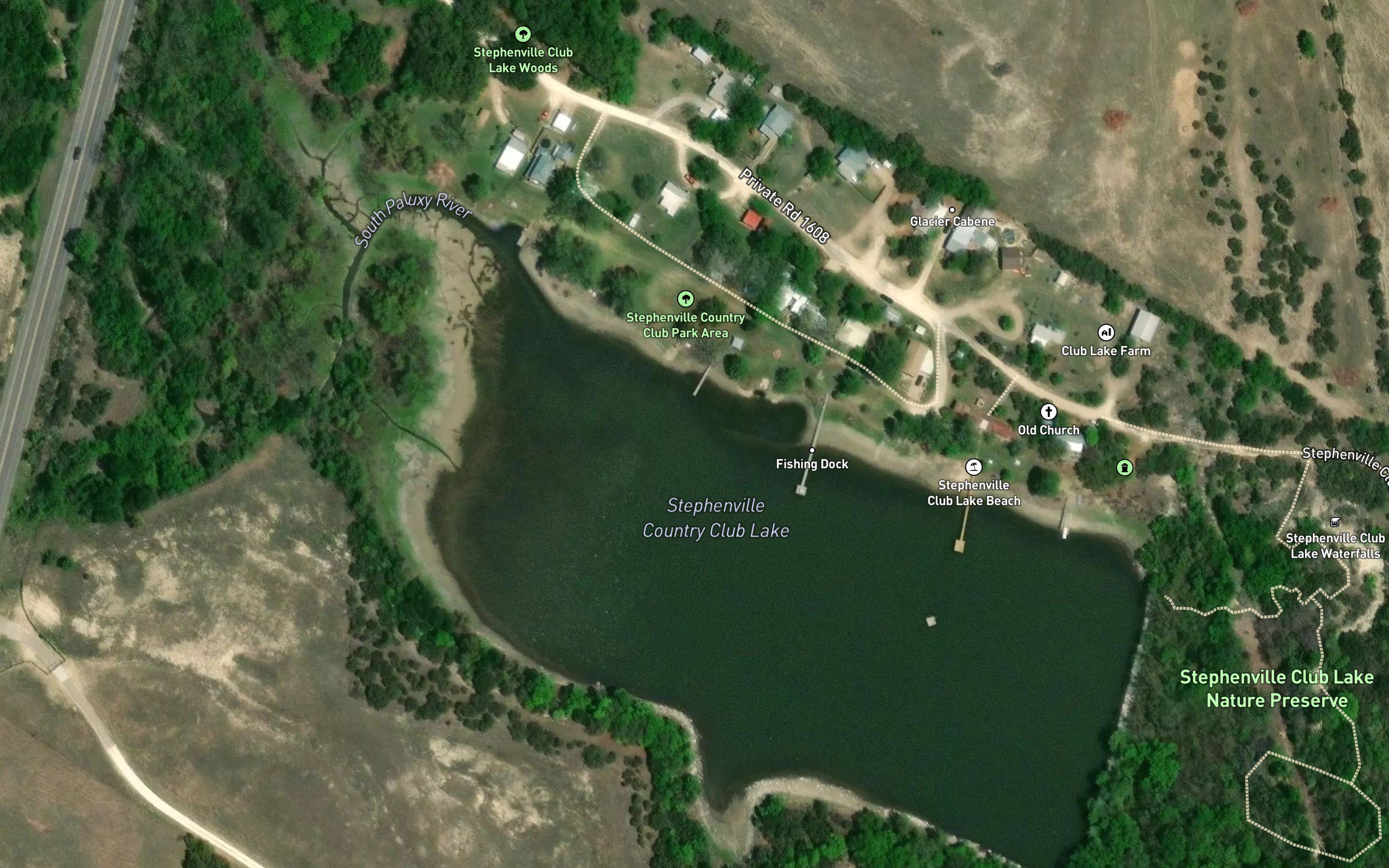Stephenville Country Club Lake