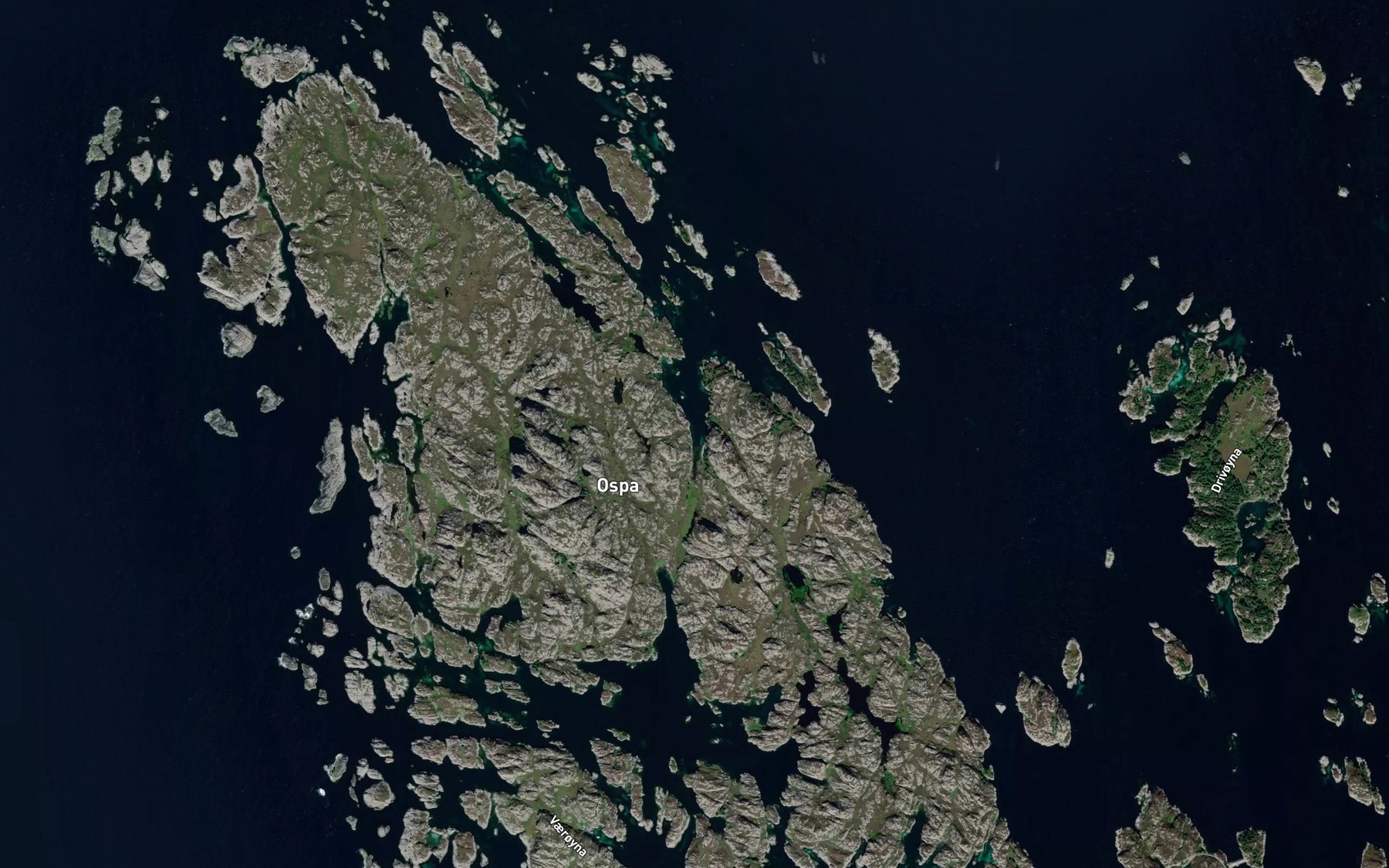 Satellite map of the Raesevagen,nordre