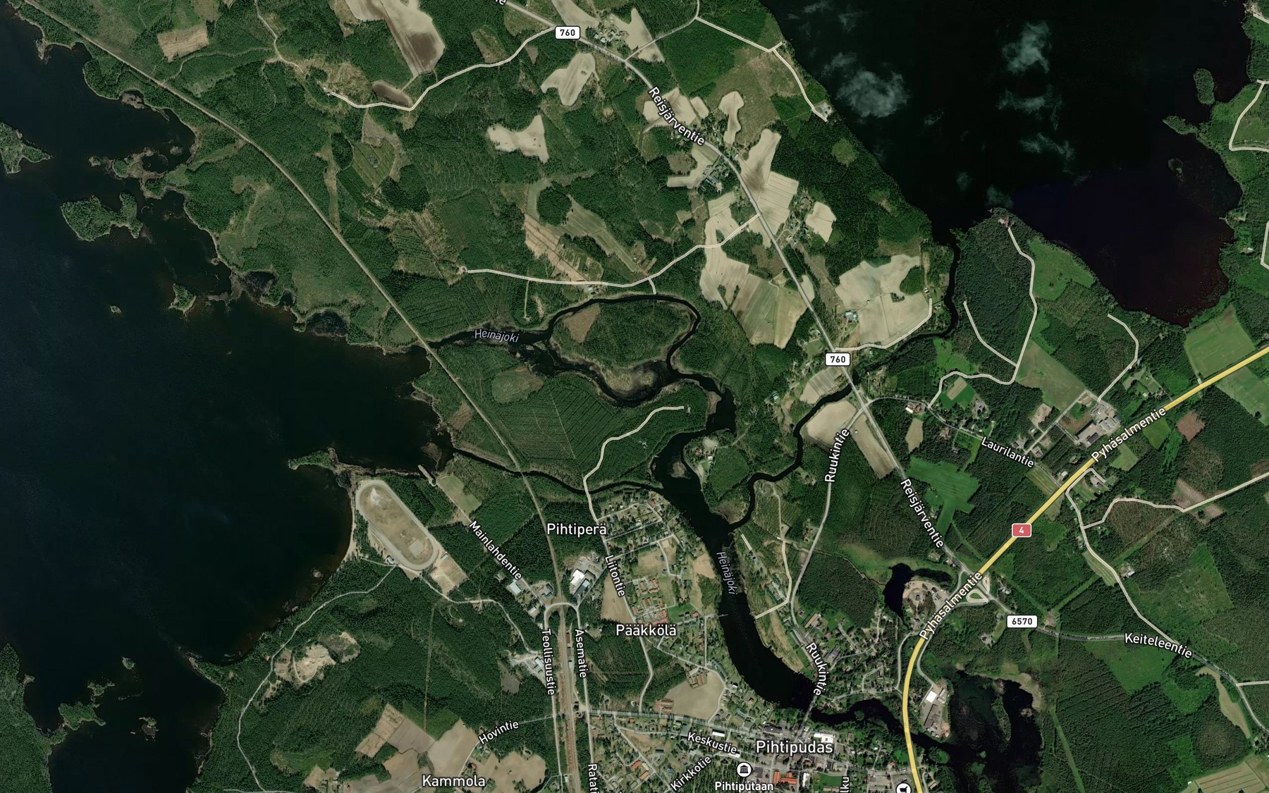 Satellite map of the Matalajoki
