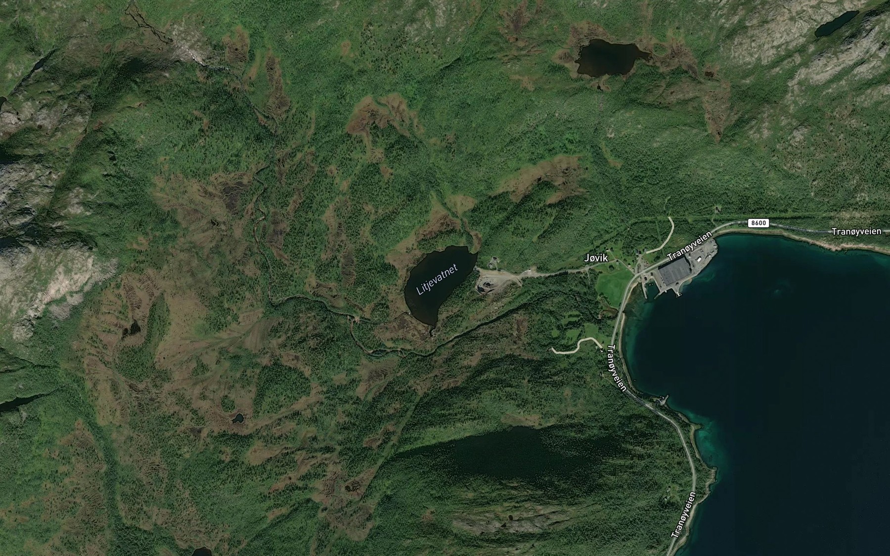 Satellite map of the Jovikvatnet