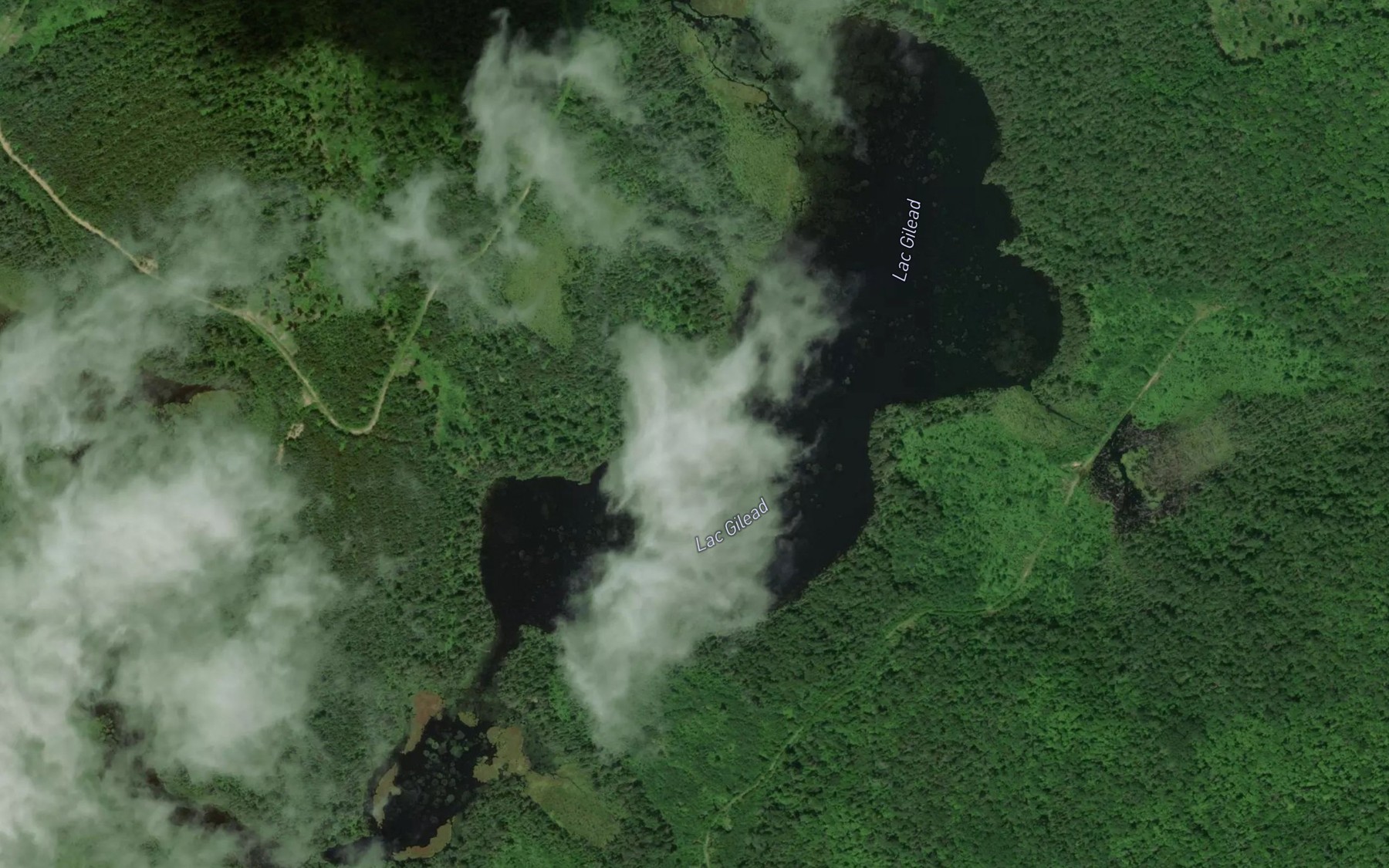 Satellite map of the Lac Gilead
