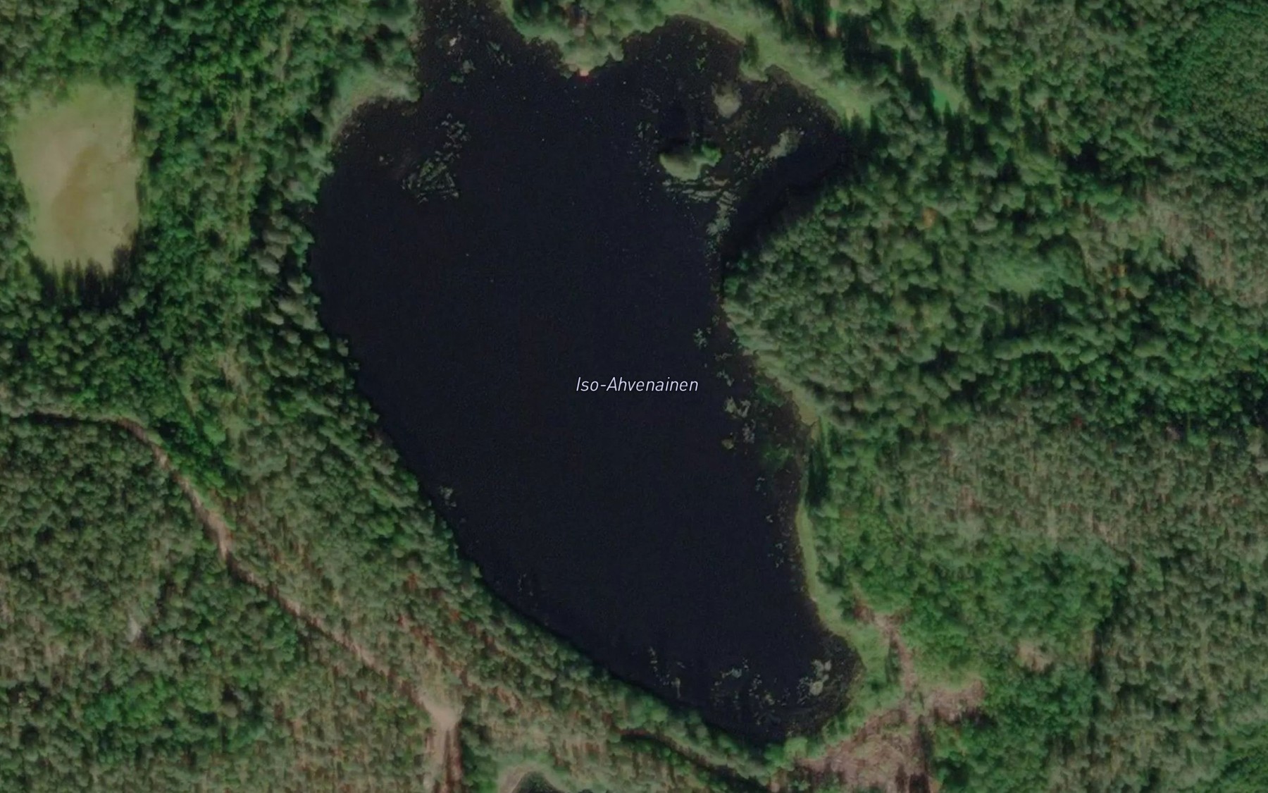 Satellite map of the Iso-Ahvenainen