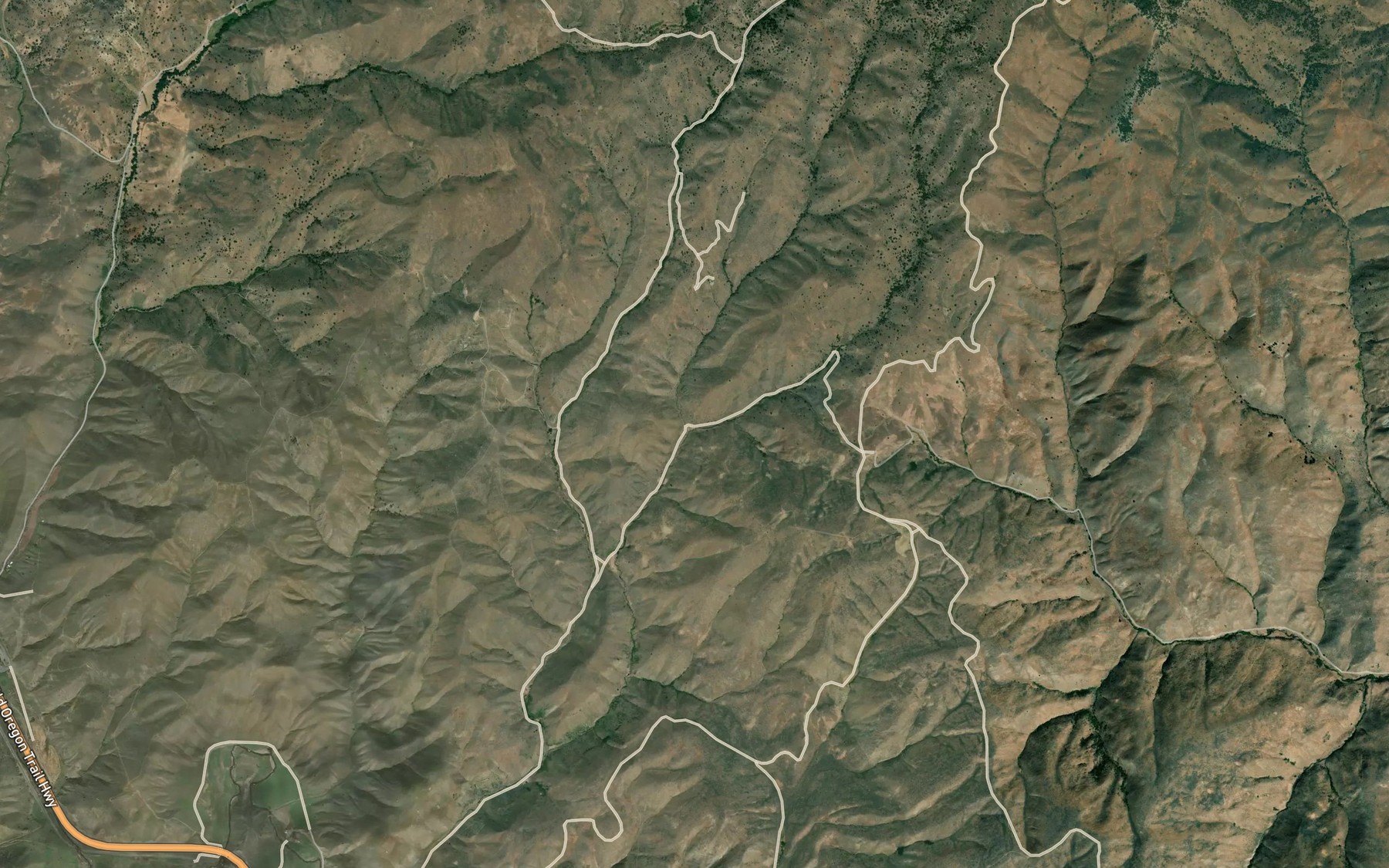 Satellite map of the Summit Creek