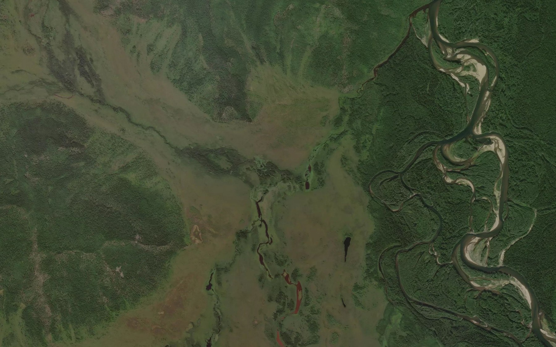 Satellite map of the Mutnyy