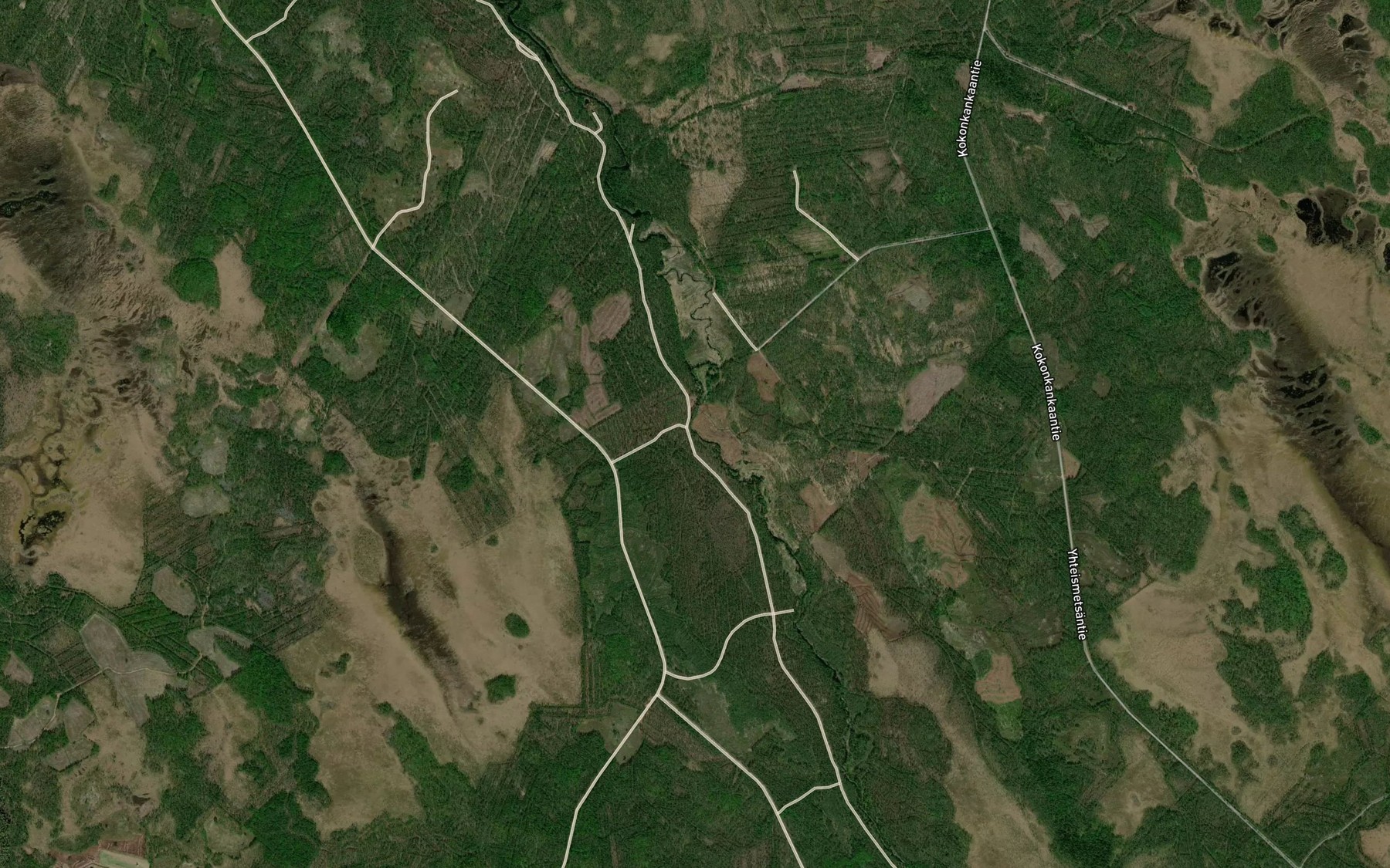 Satellite map of the Pajuoja