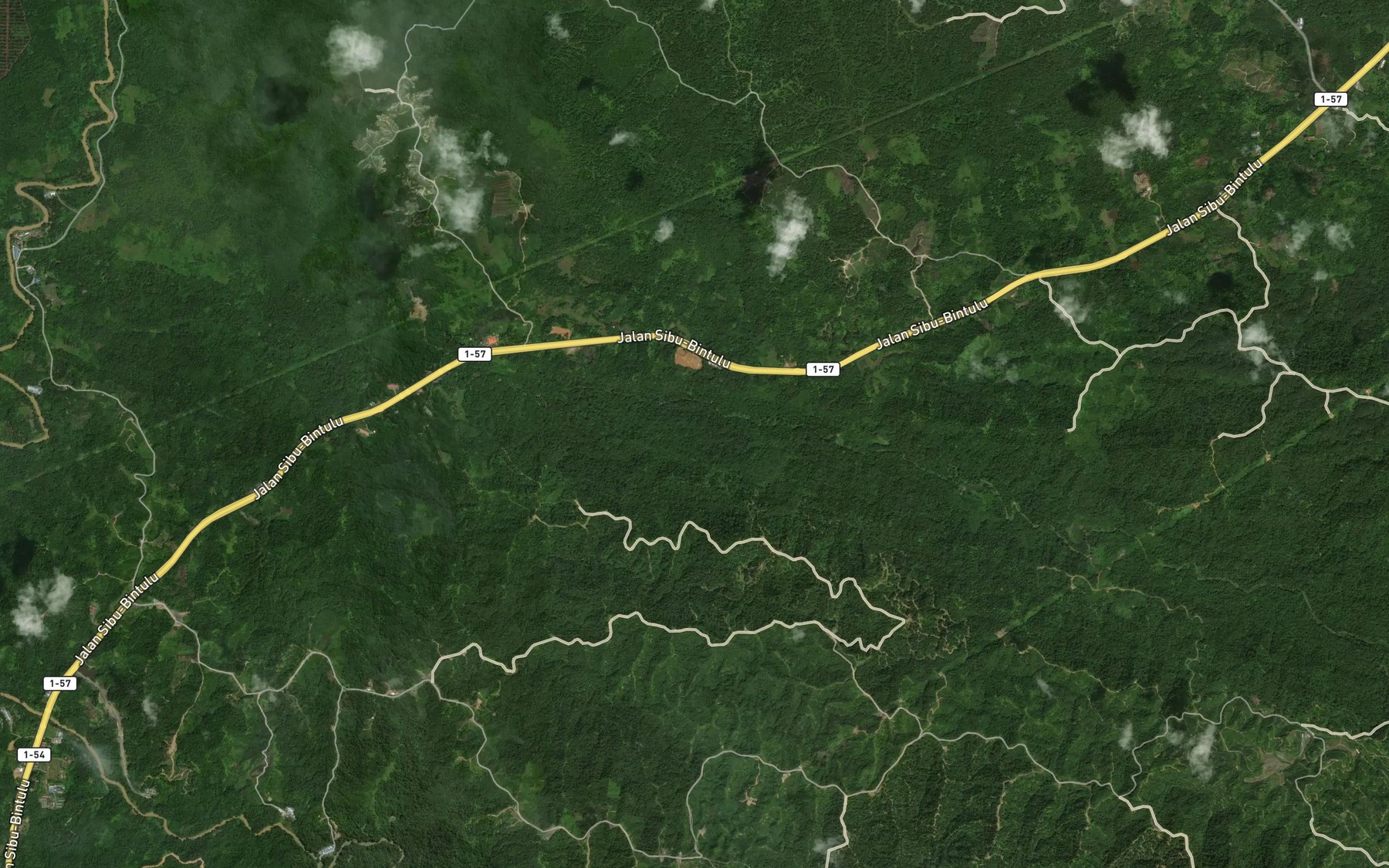 Satellite map of the Sungai Tawa
