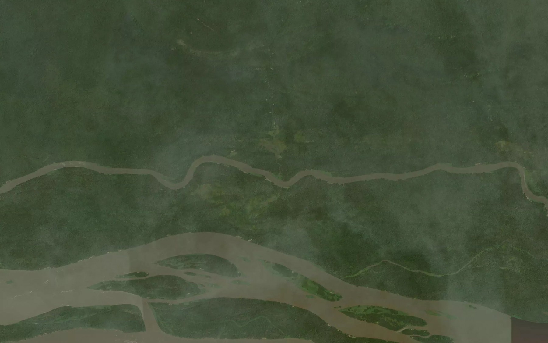 Satellite map of the Mondonga