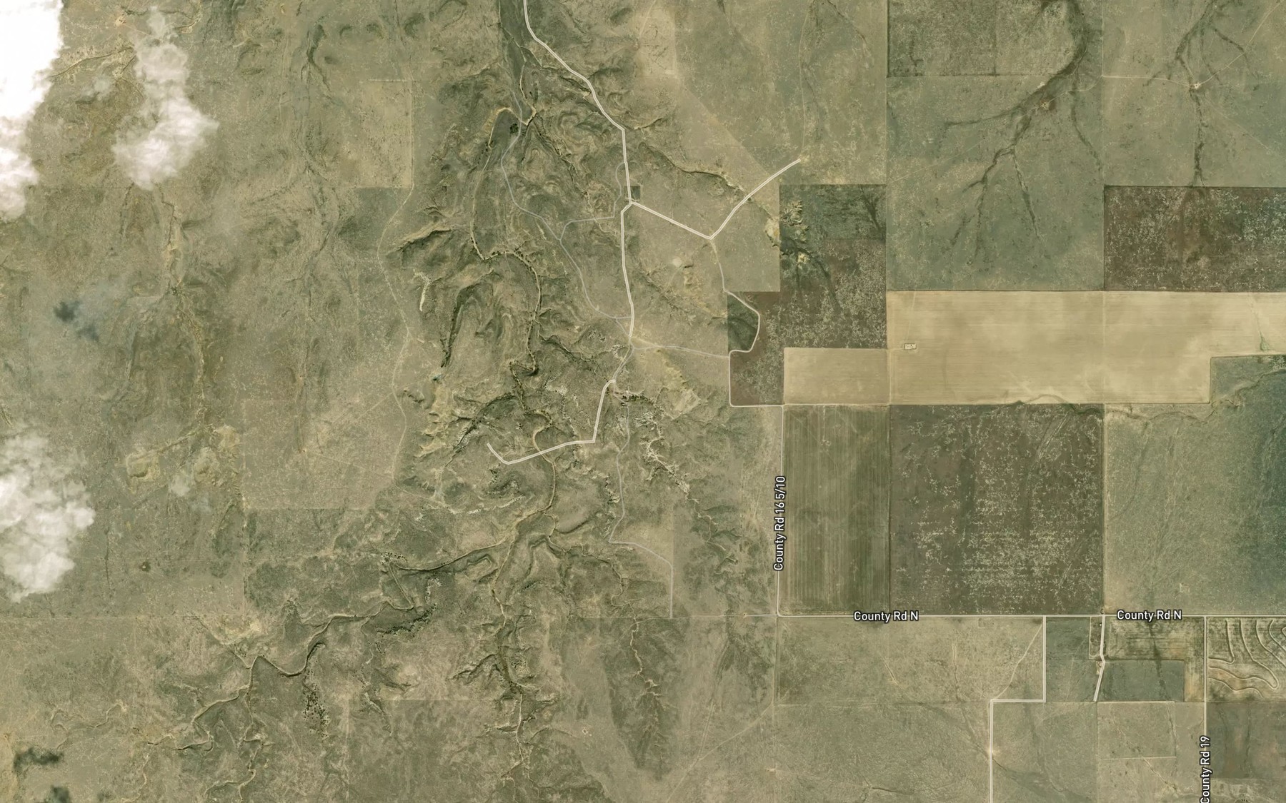 Satellite map of the Barrel Spring