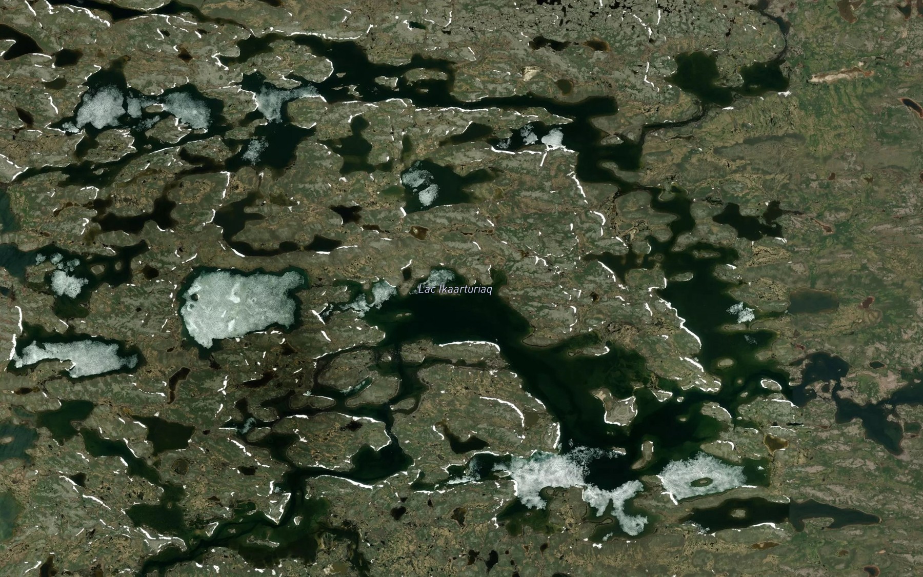 Satellite map of the Lac Ikaarturiaq