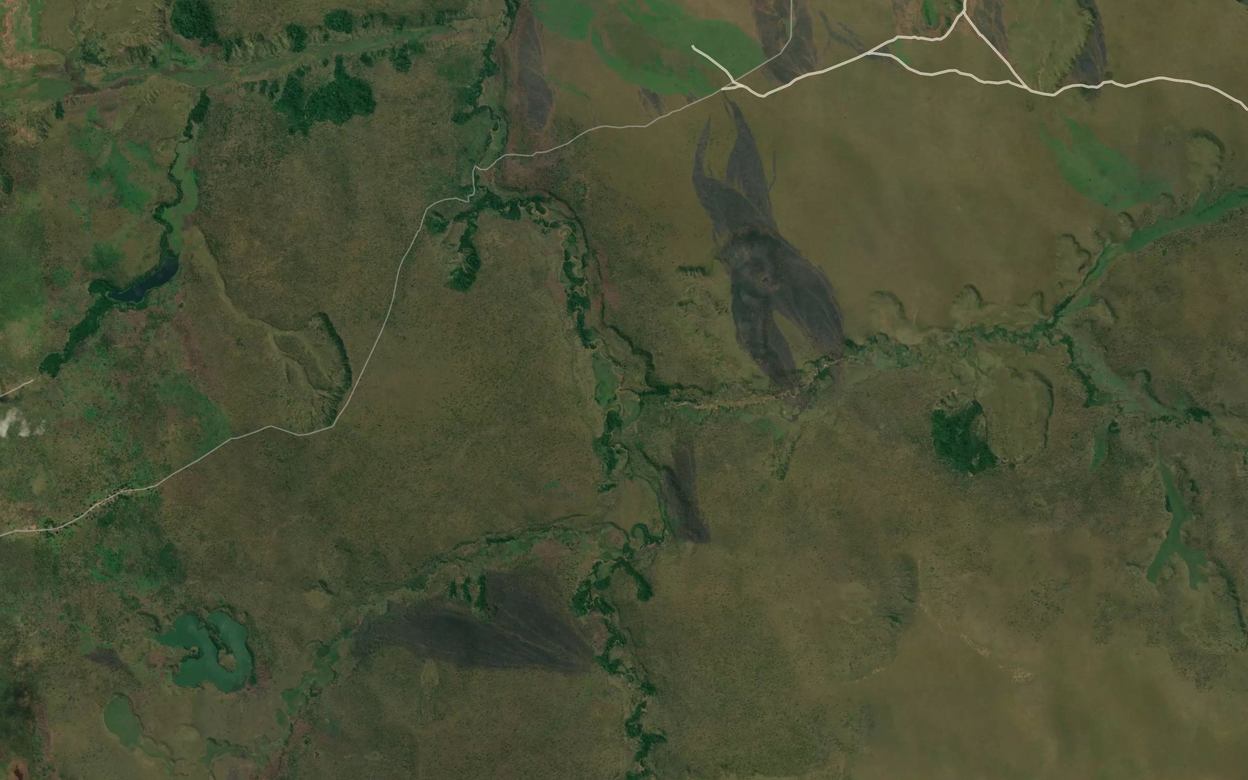 Satellite map of the Kabenga