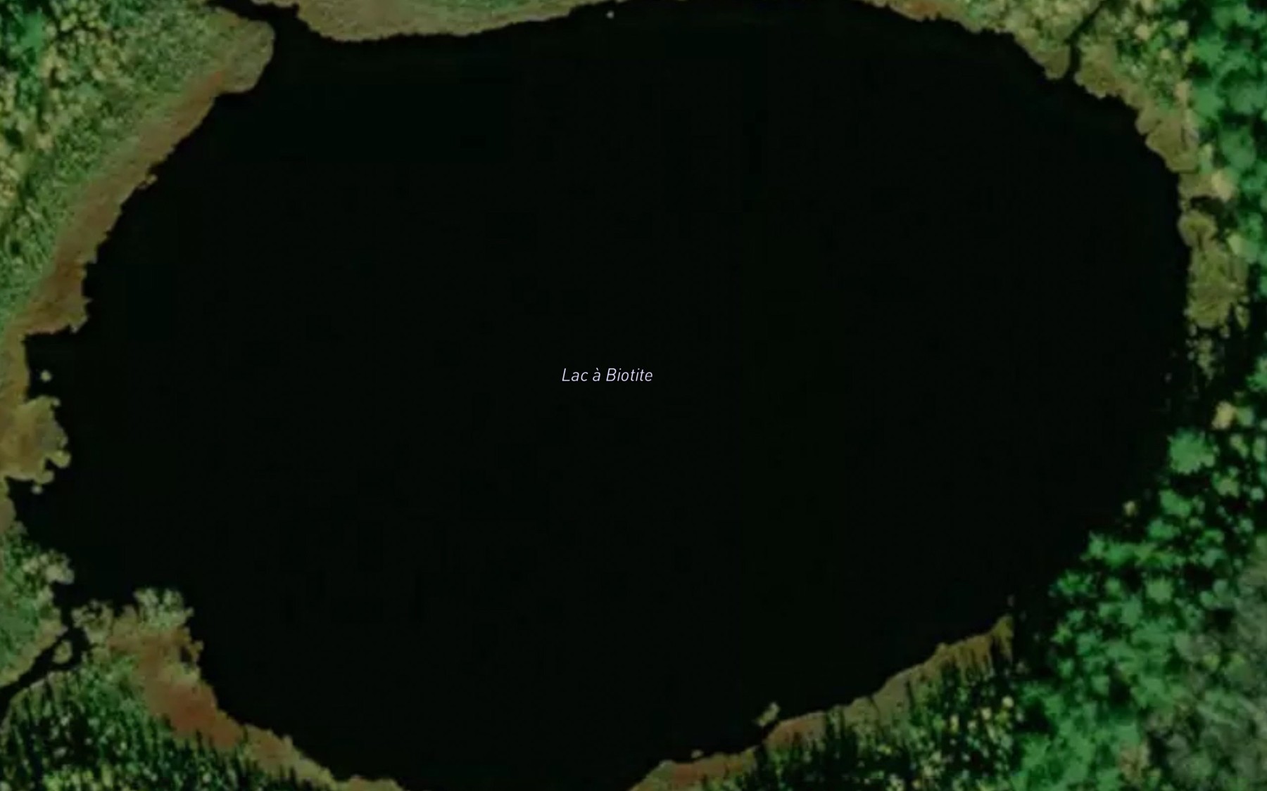 Satellite map of the Lac a Biotite