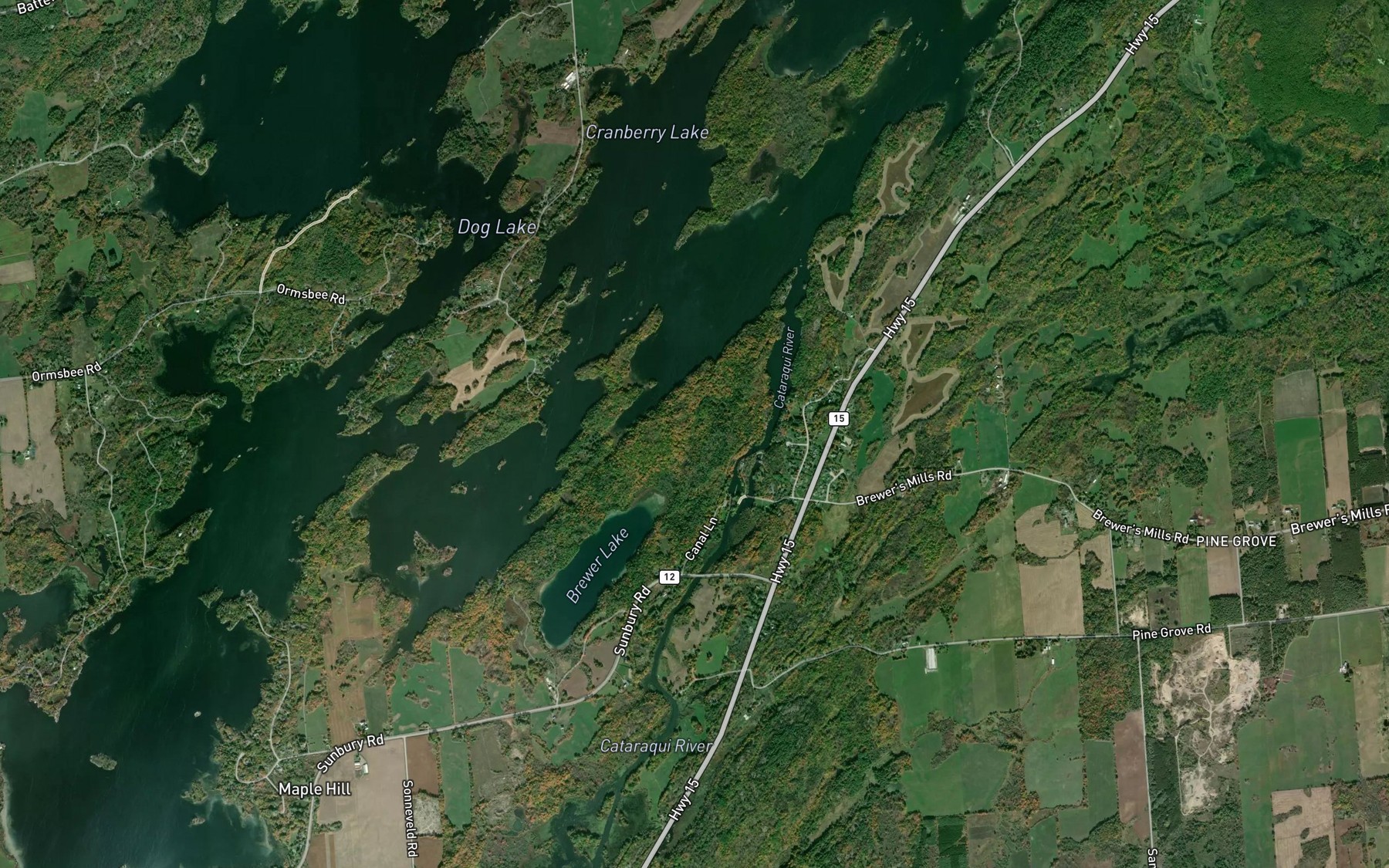 Satellite map of the Court of the Duke