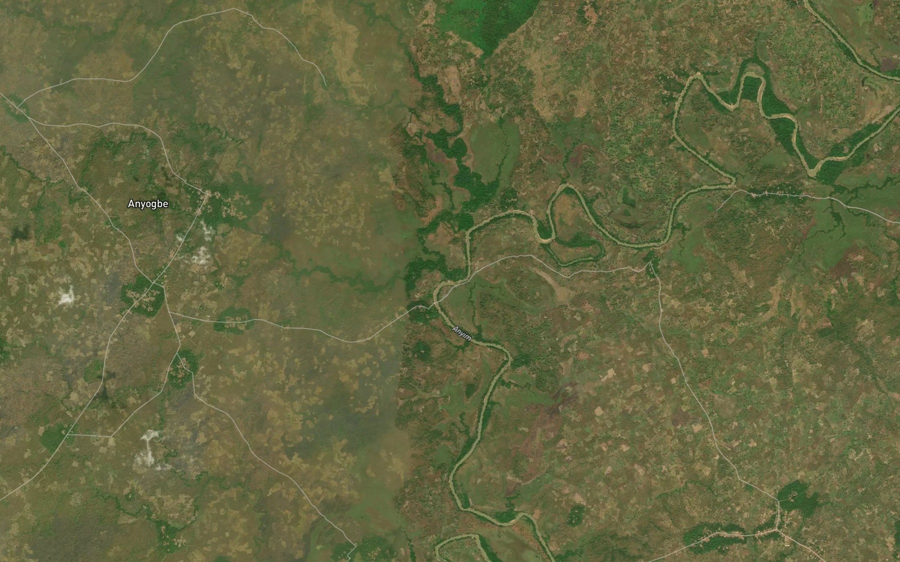 Satellite map of the River Efeom