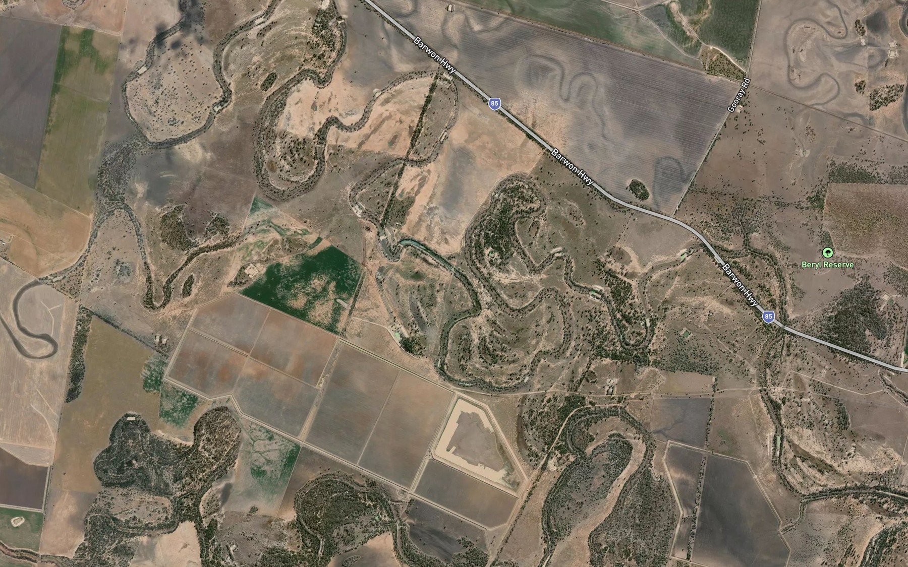Satellite map of the The Serpentine