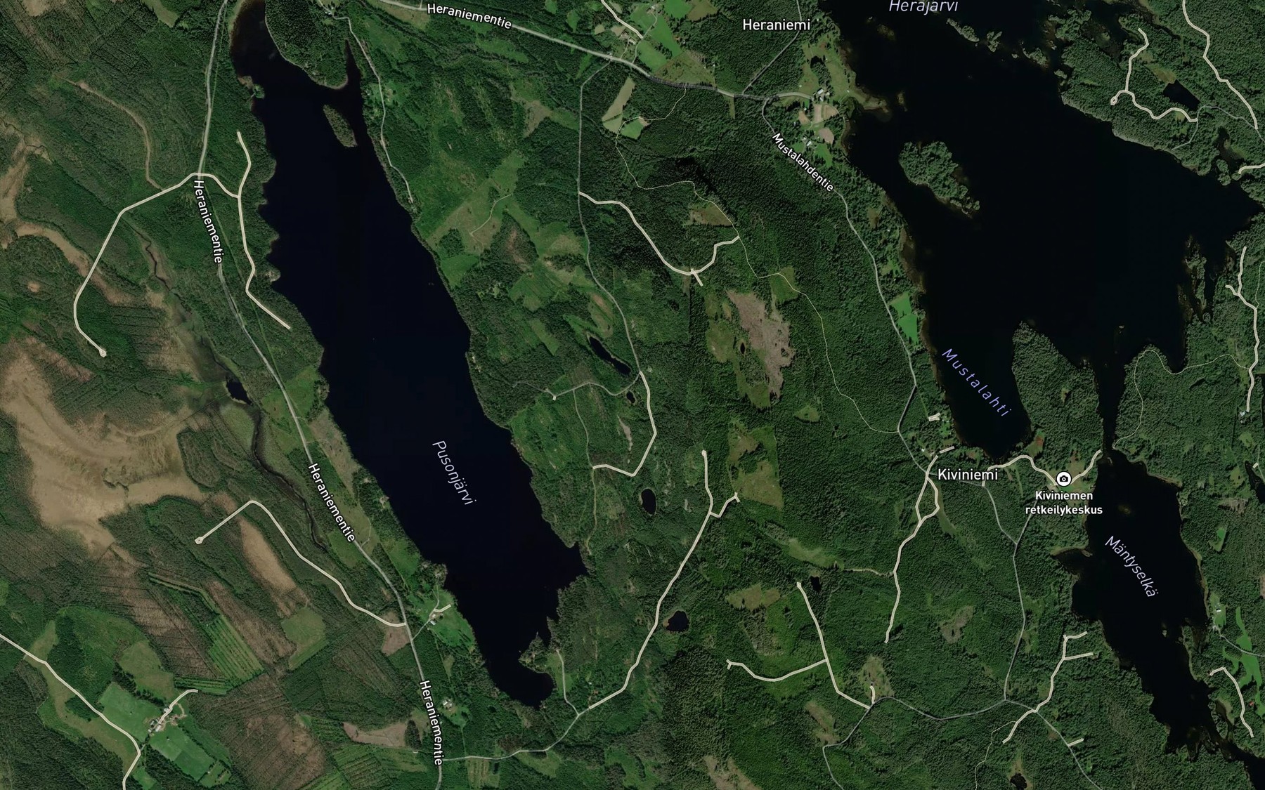 Satellite map of the Pieni Torvilampi