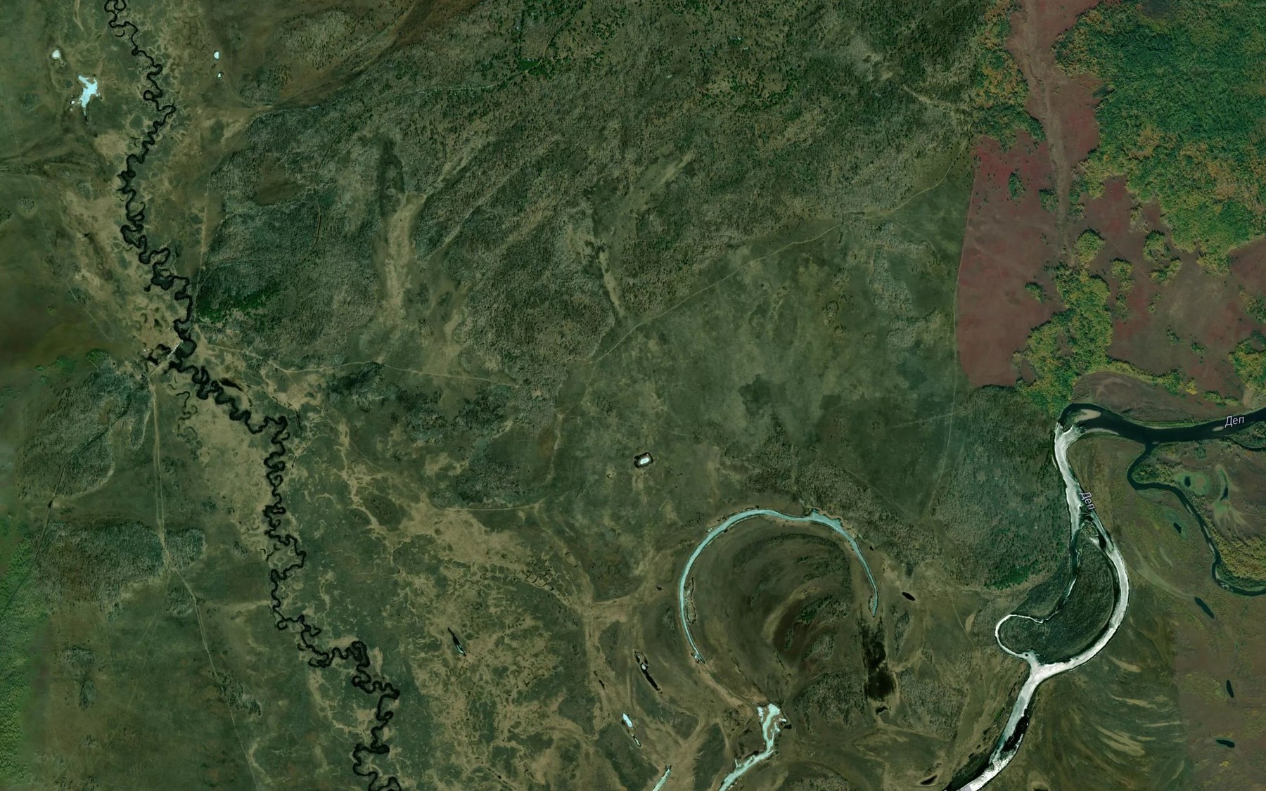 Satellite map of the Ozero Staryy Dep