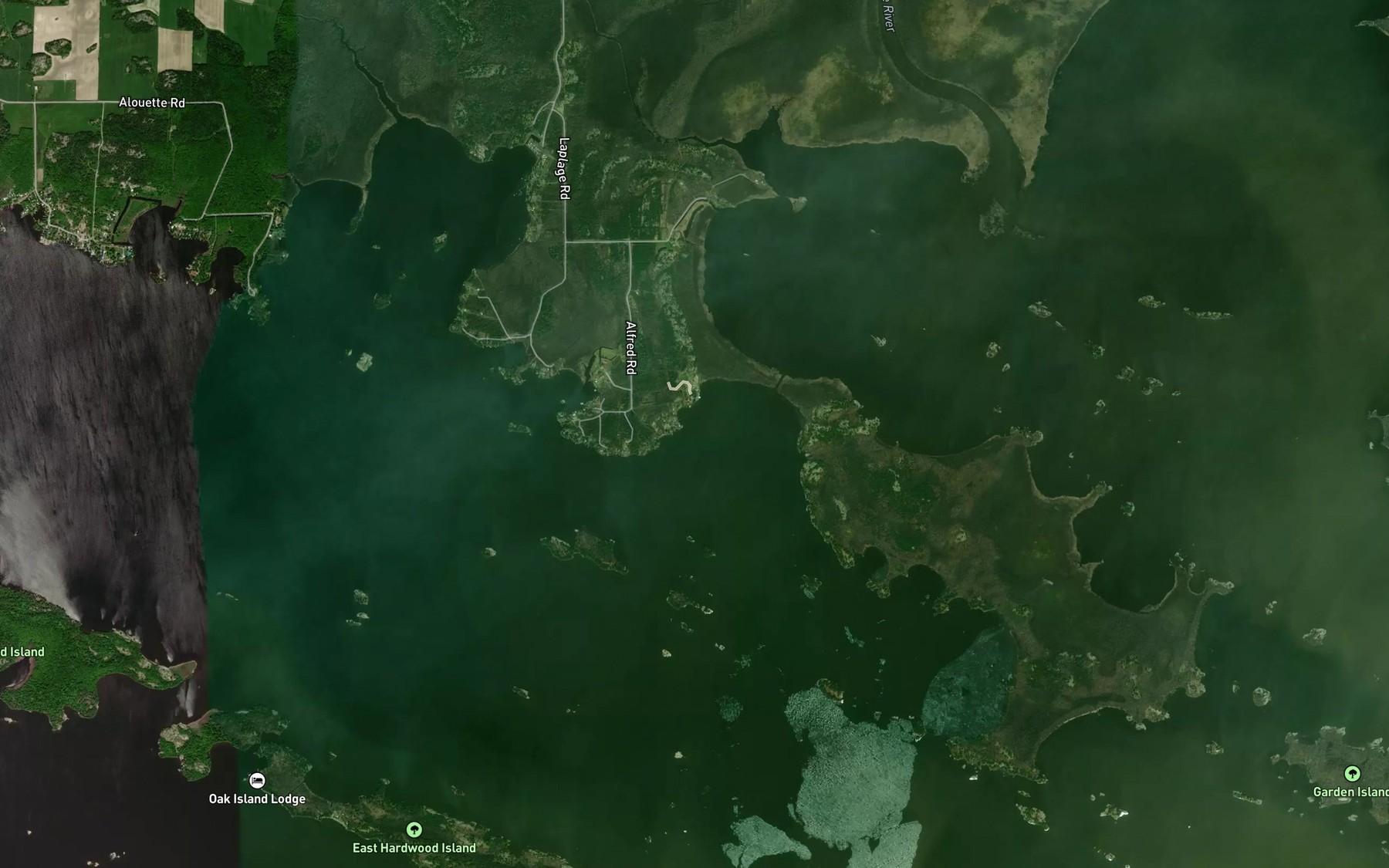 Satellite map of the Baie Aubin