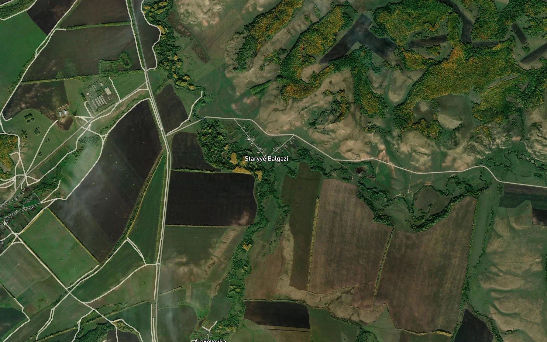 Satellite map of the Kirgiz-Miyak