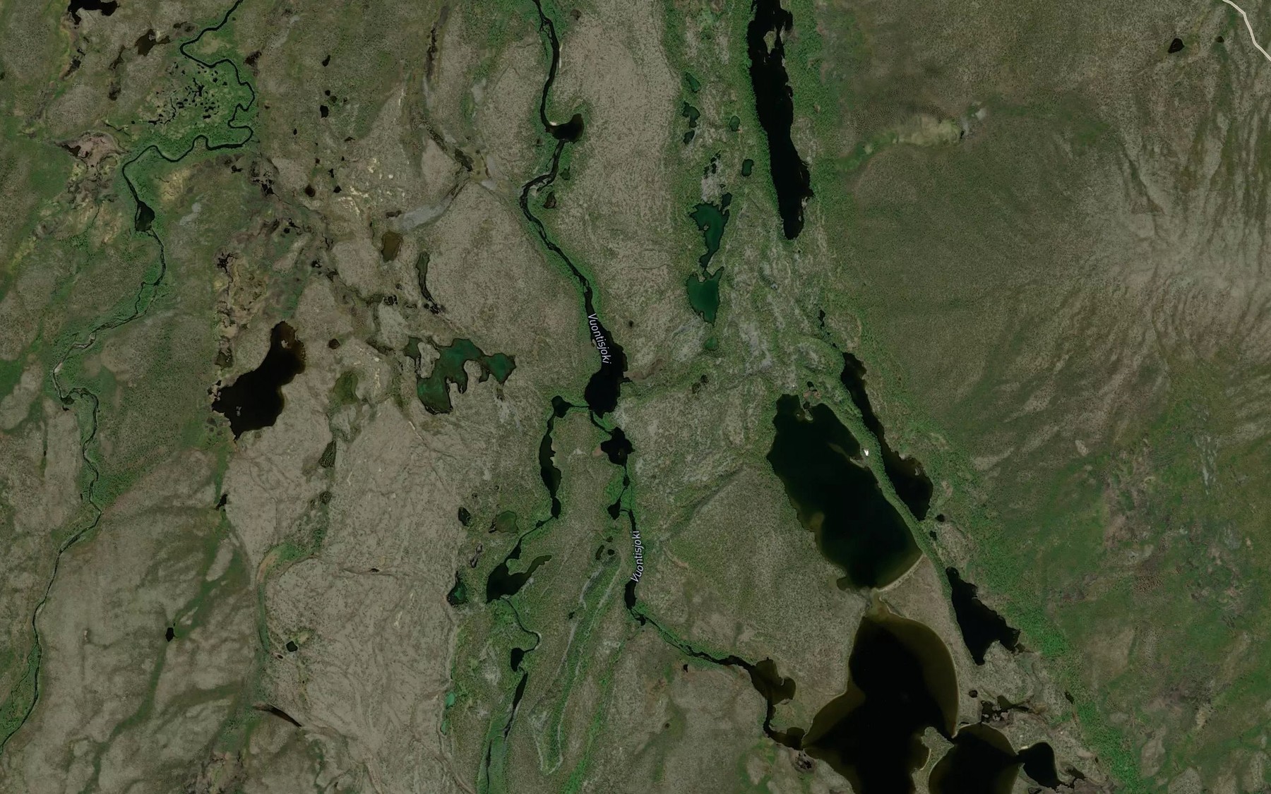 Satellite map of the Aatsajoki