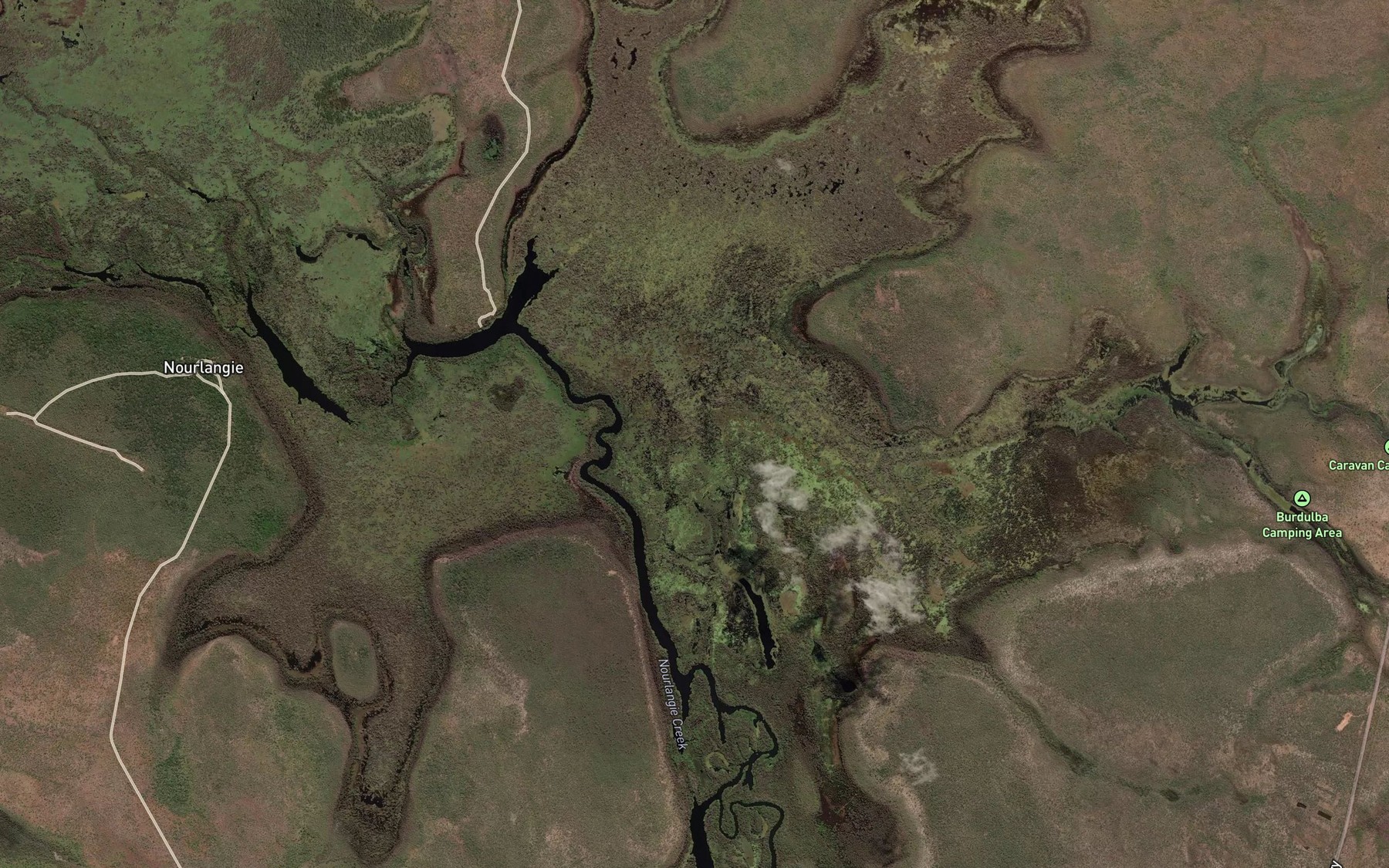 Satellite map of the Baroalba Creek