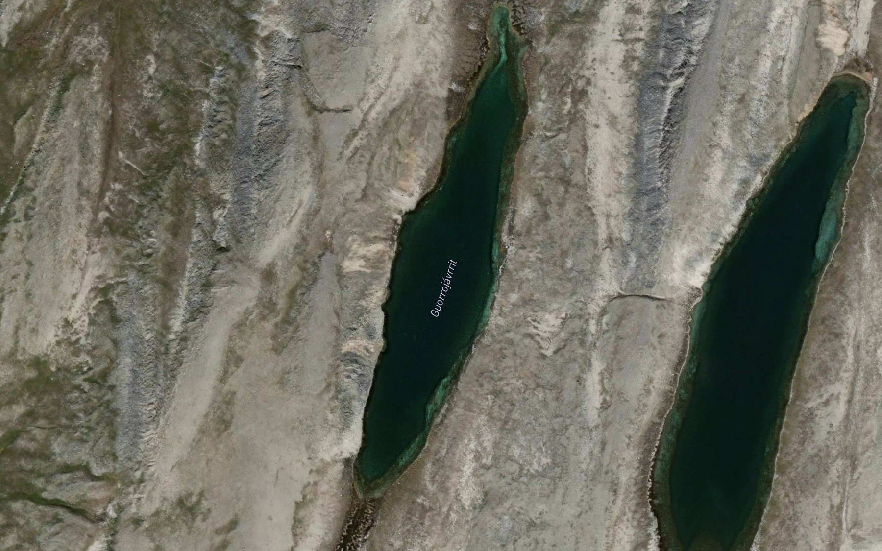 Satellite map of the Guorrujavrit