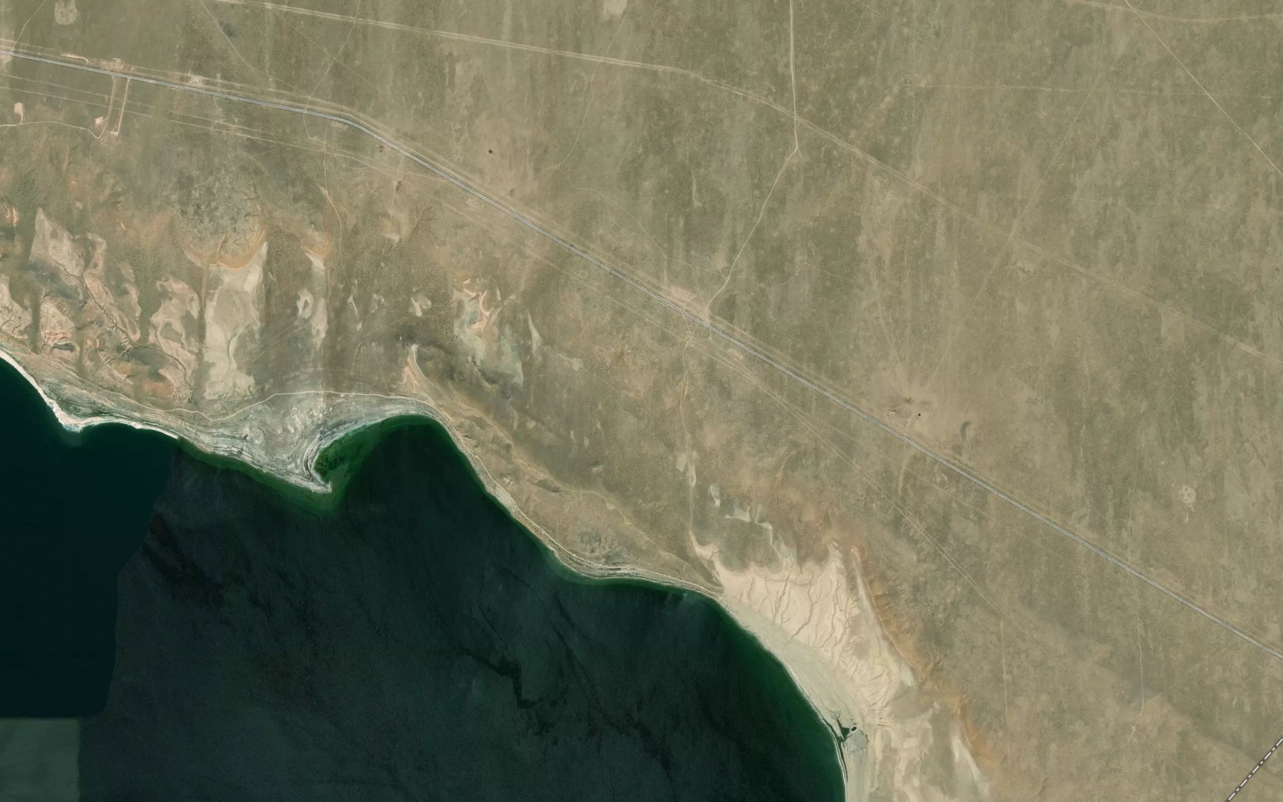 Satellite map of the Dengizko`l Ko`l