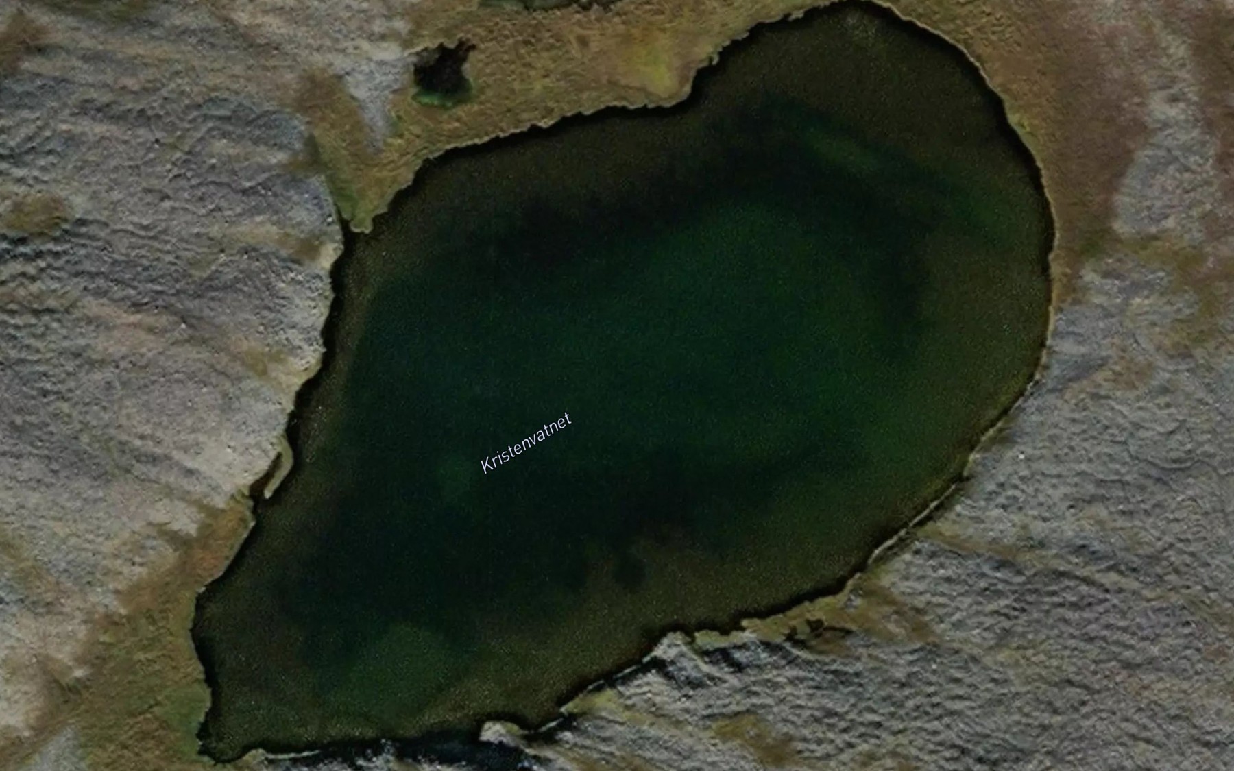 Satellite map of the Kristenvatnet