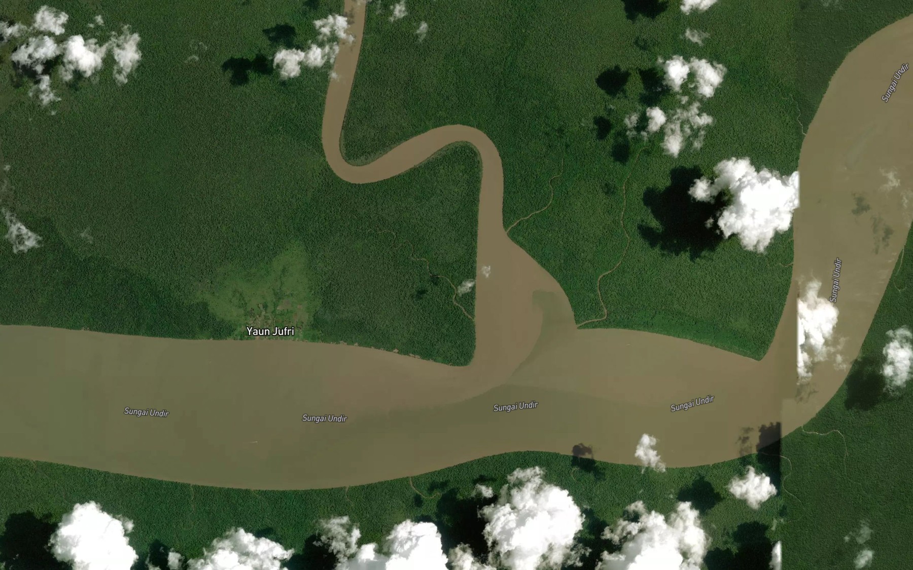Satellite map of the Sungai Varen
