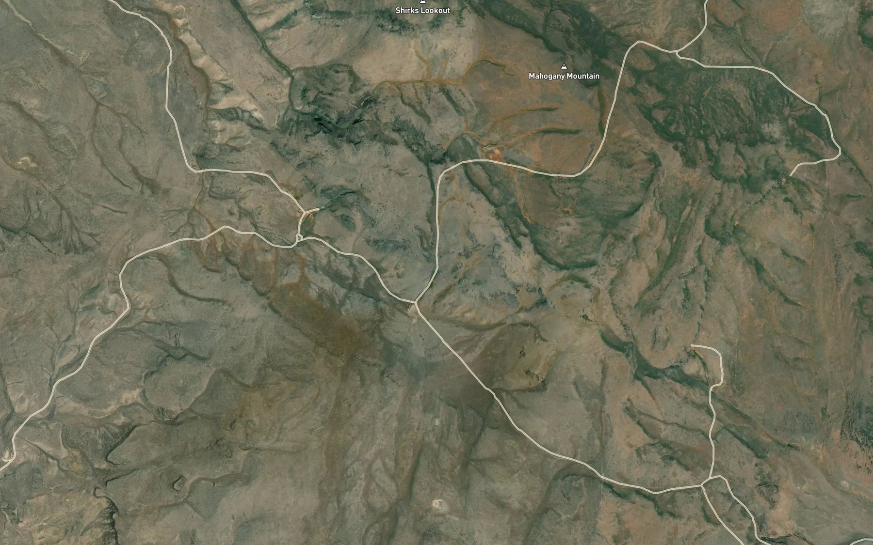 Satellite map of the Mudhole Spring