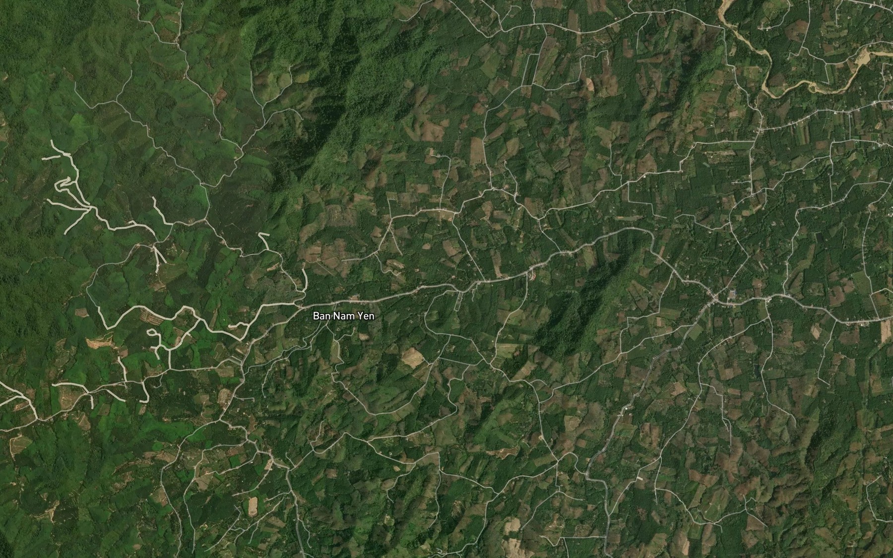 Satellite map of the Khlong Nam Ron