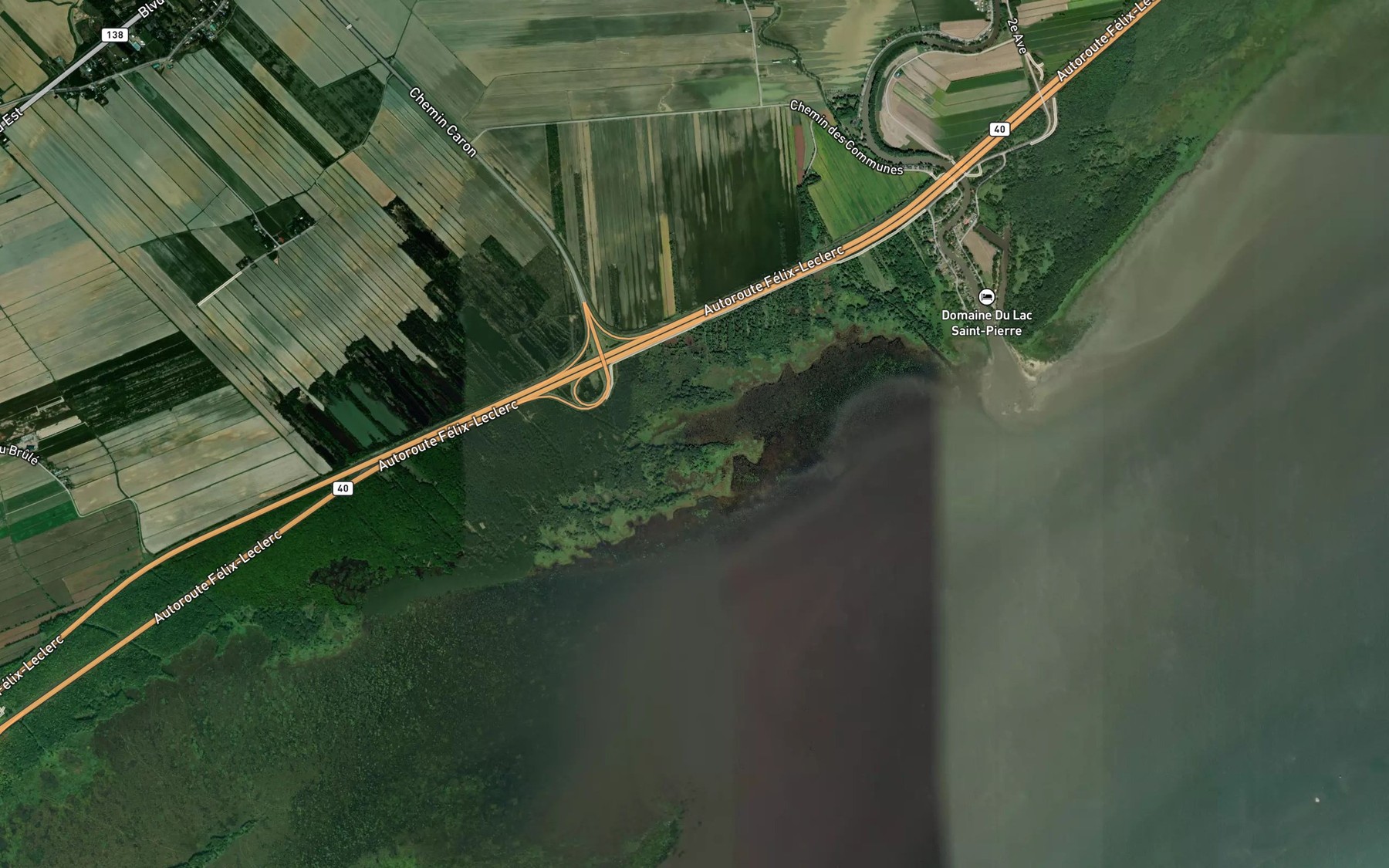 Satellite map of the Baie des Ouines
