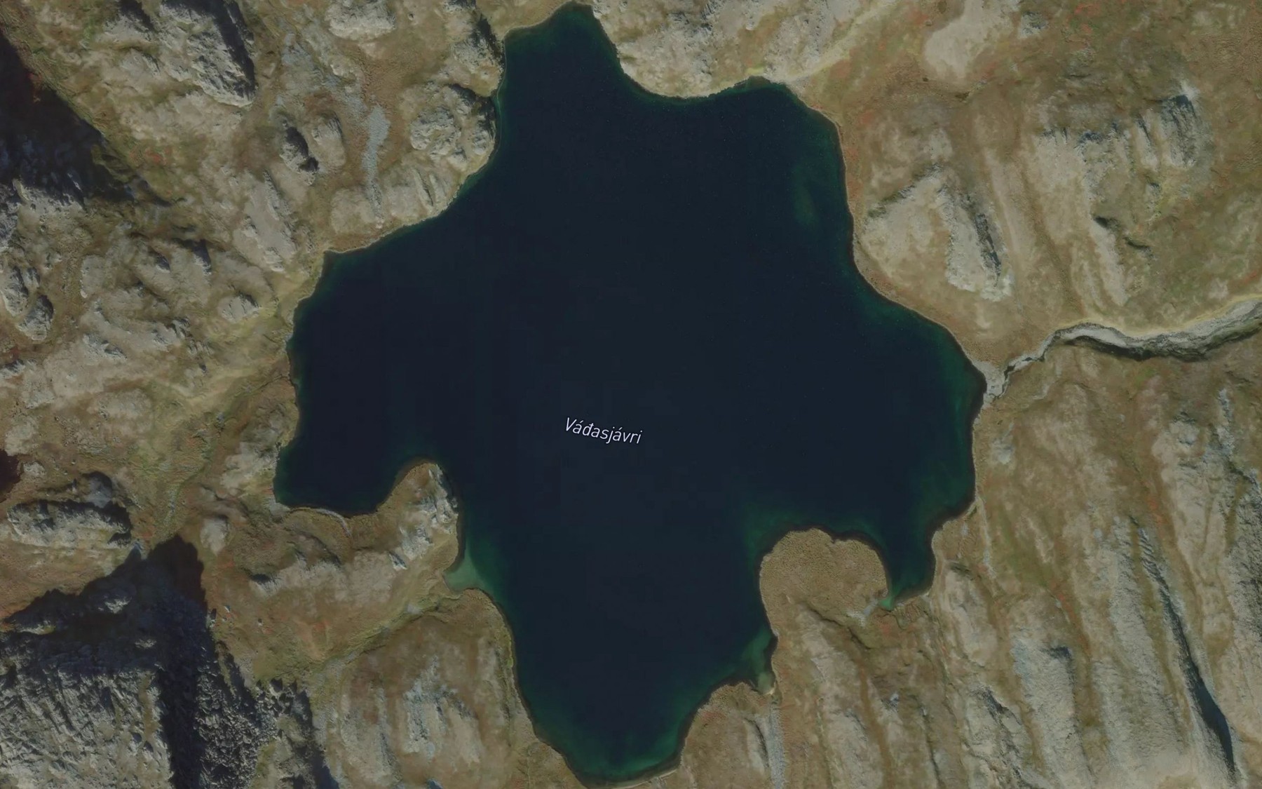 Satellite map of the Vadasjavri