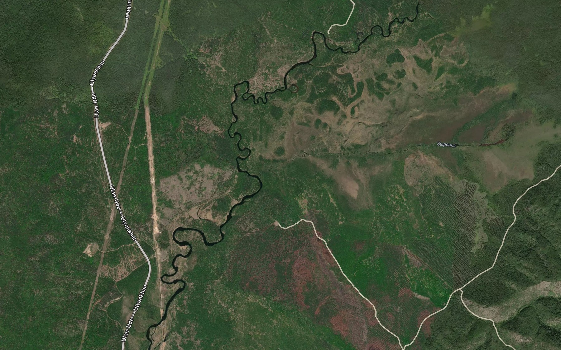 Satellite map of the Razboynikova