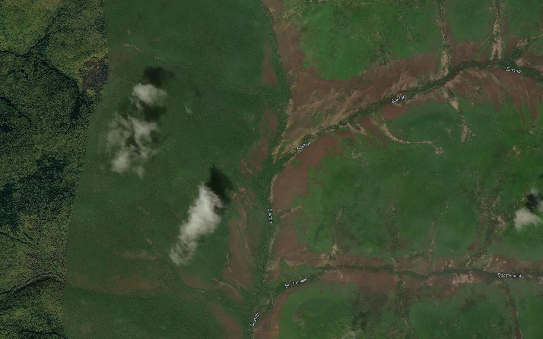 Satellite map of the Boktor
