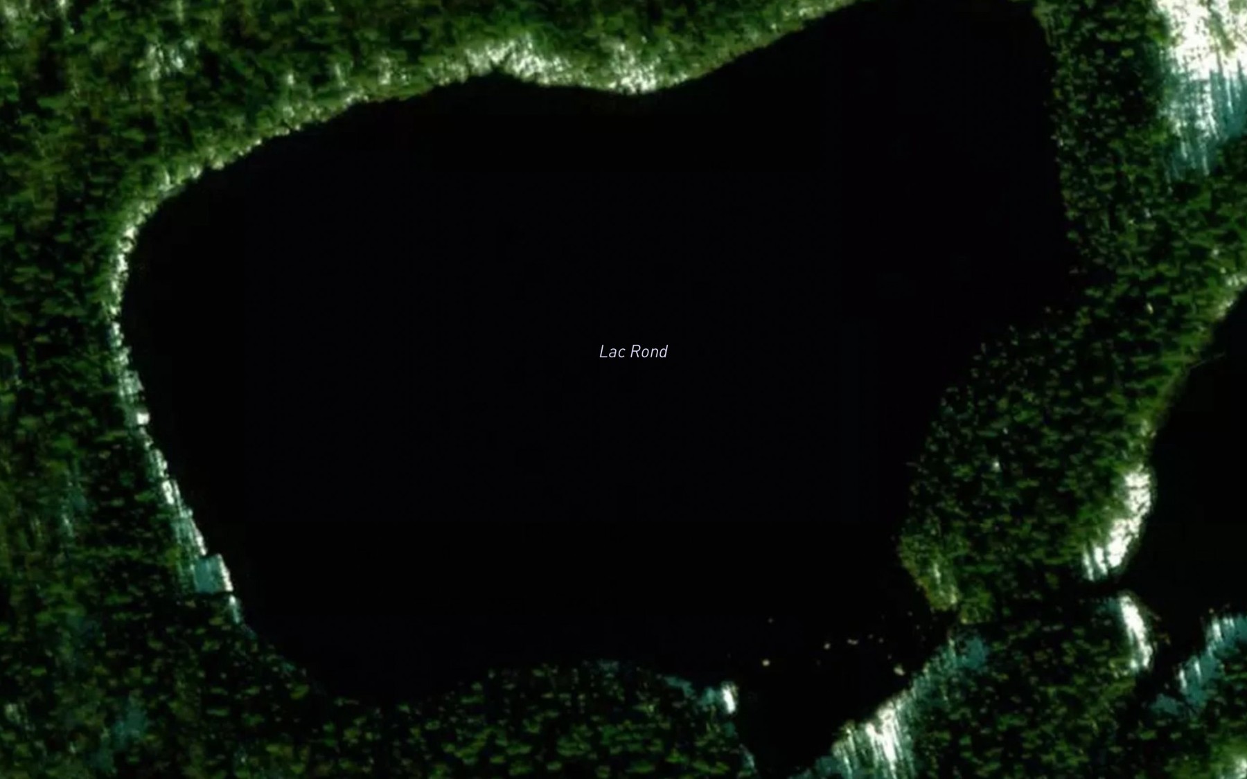 Satellite map of the Lac Rond