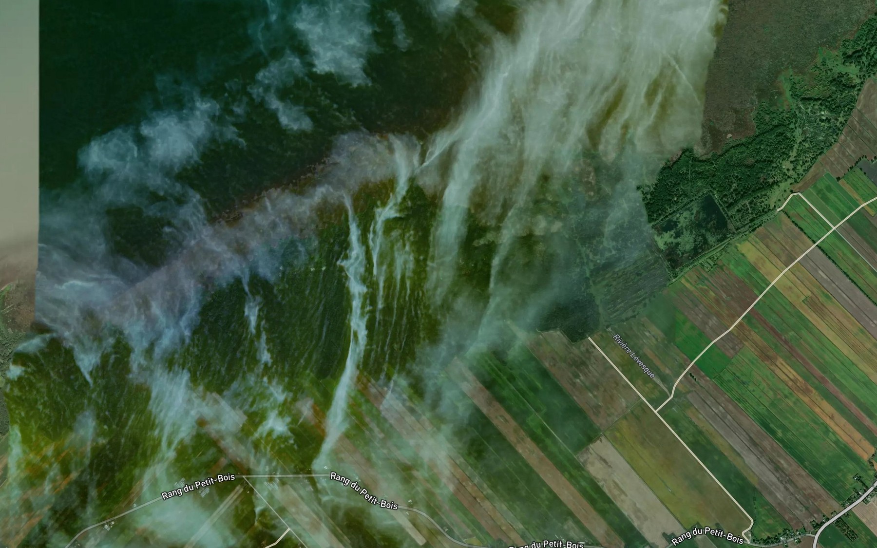 Satellite map of the Ruisseau Alexandre-Gill