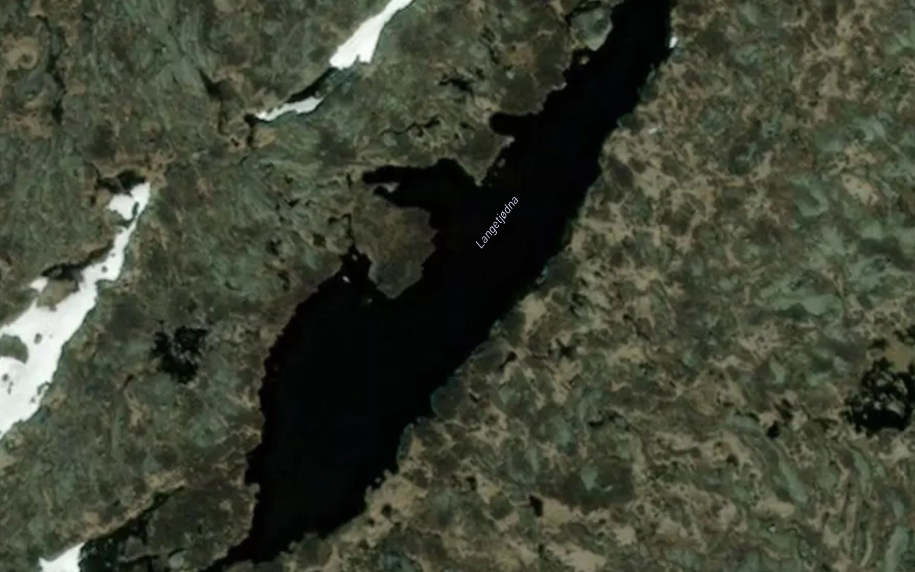 Satellite map of the Langetjodna